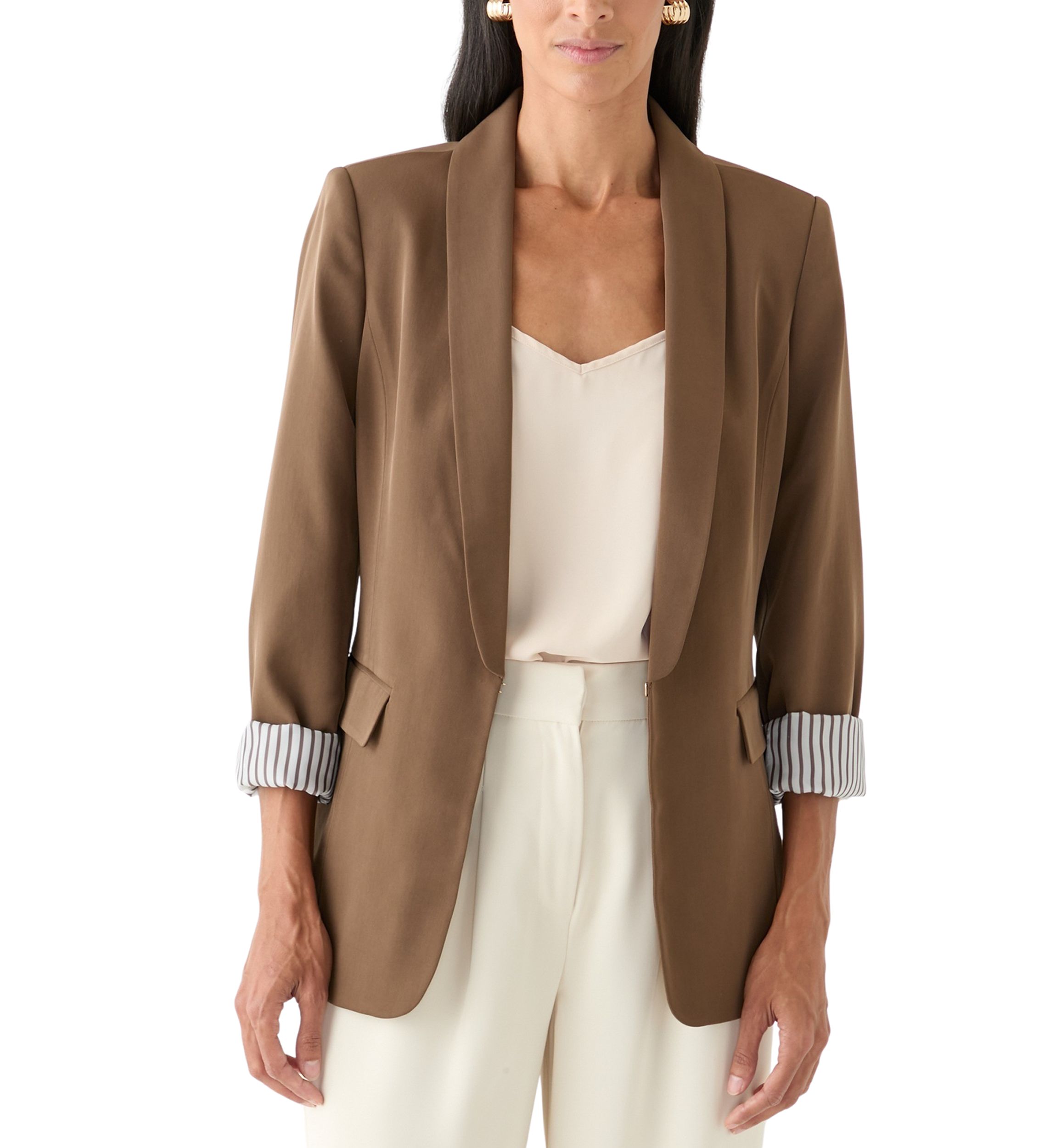 Womens Brushed Woven Jacket