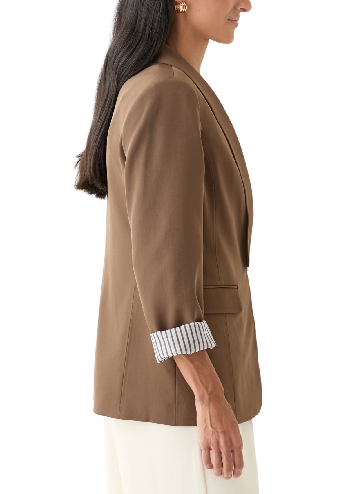 Womens Brushed Woven Jacket