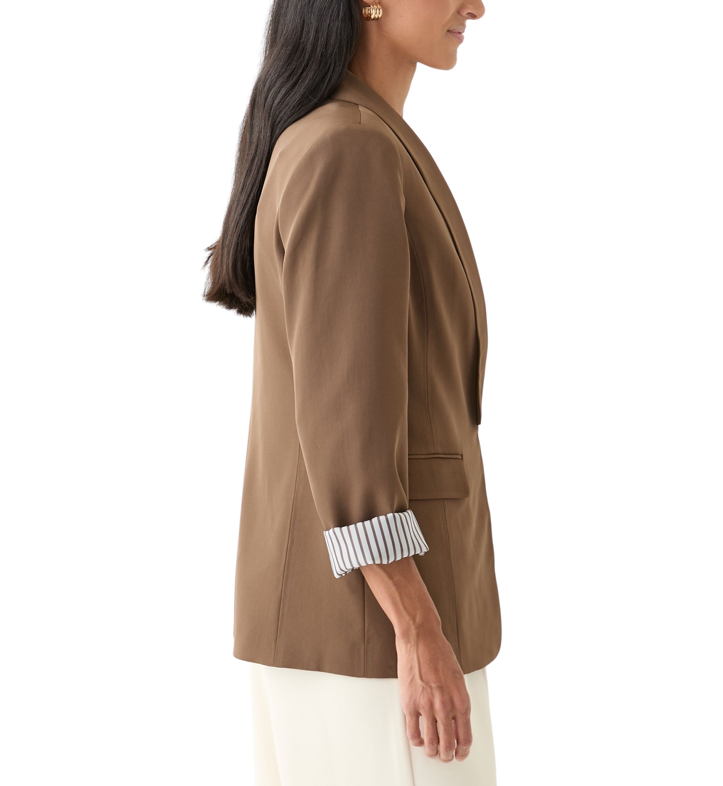 Womens Brushed Woven Jacket