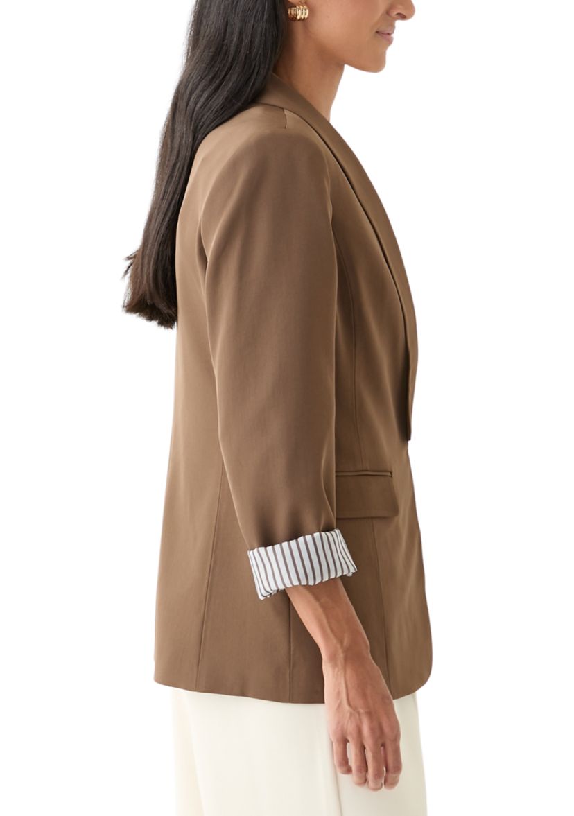 Womens Brushed Woven Jacket