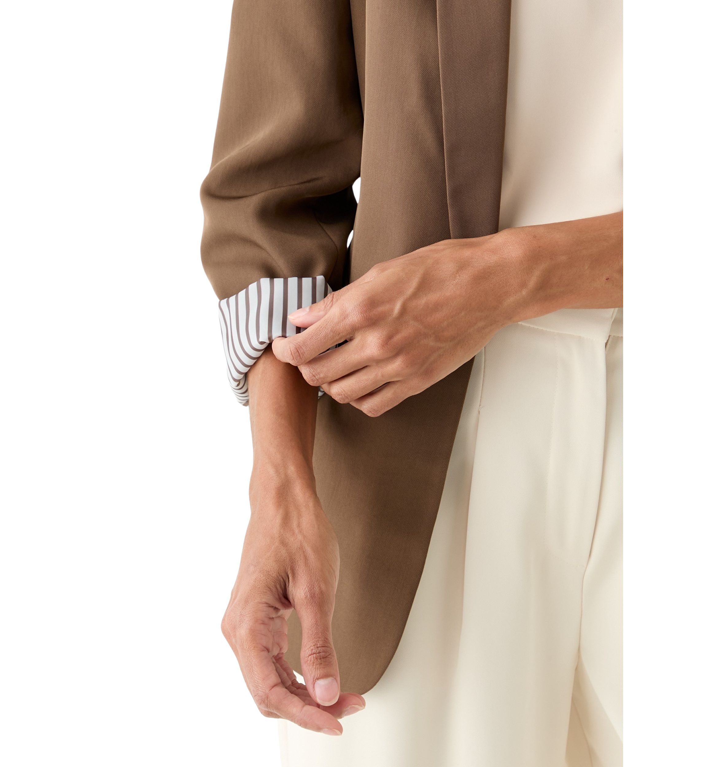 Womens Brushed Woven Jacket