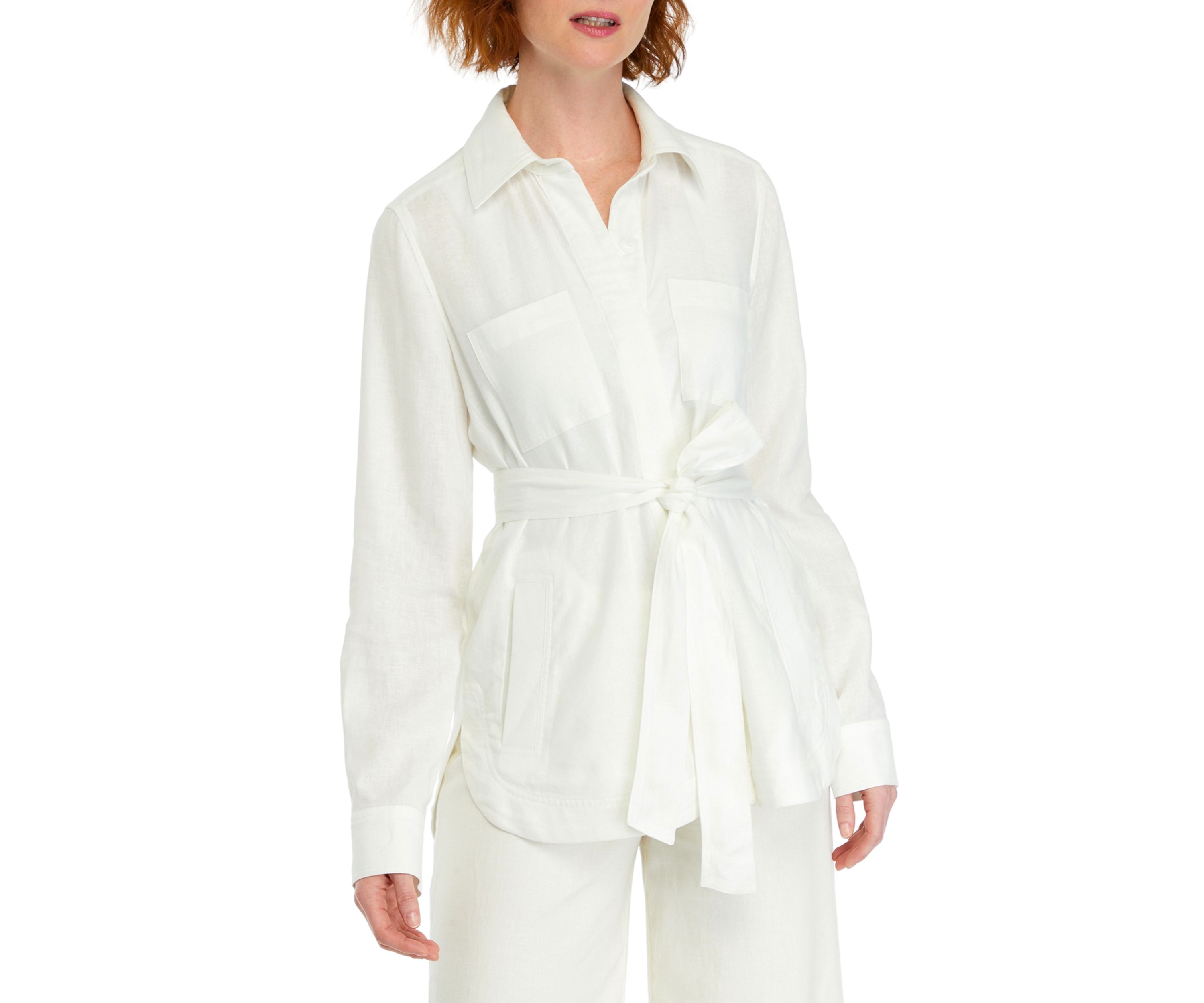 Womens Linen Shacket