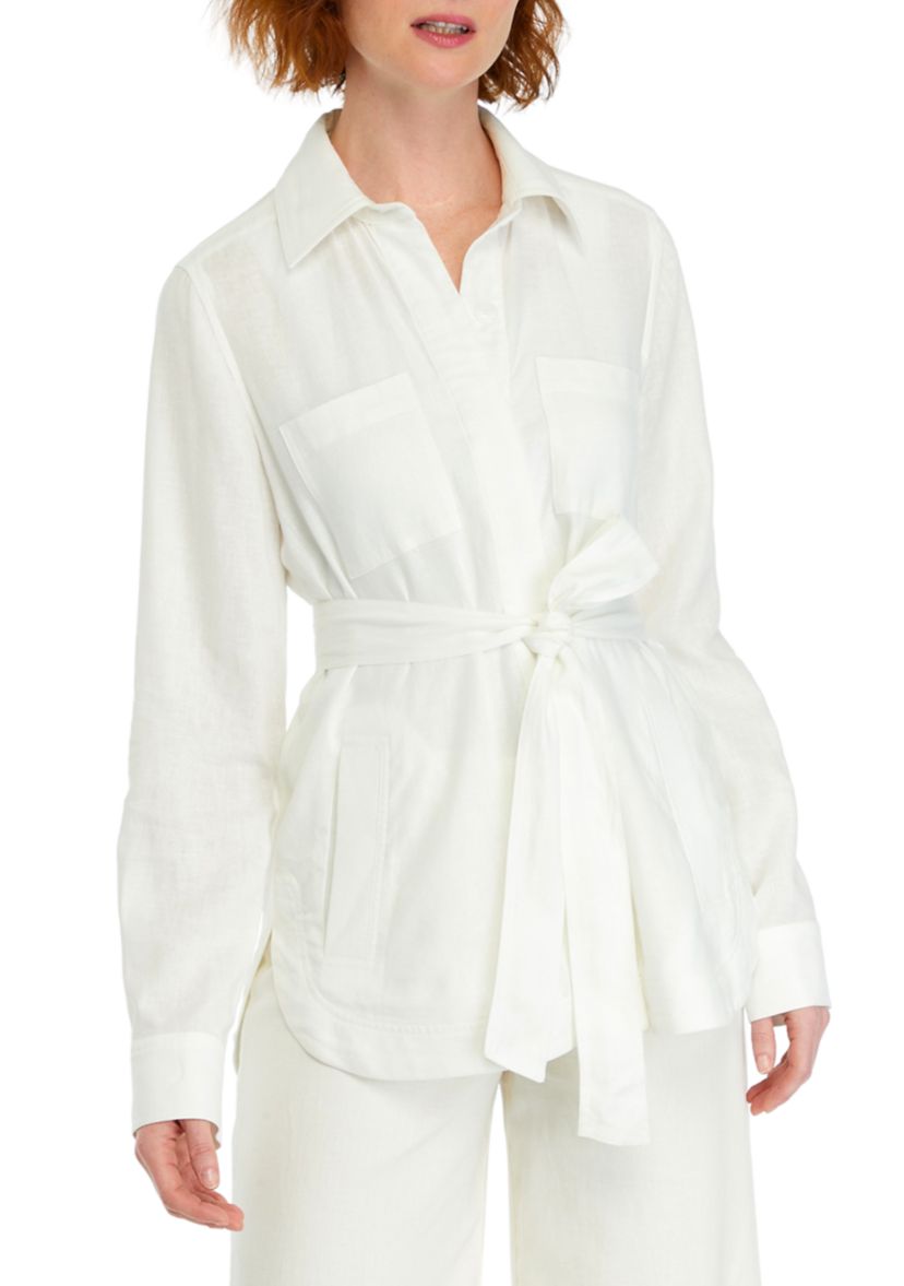 Womens Linen Shacket