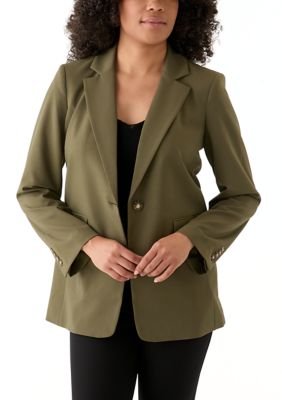 Tahari ASL Women's Woven Long Suit Separate Jacket, 2
