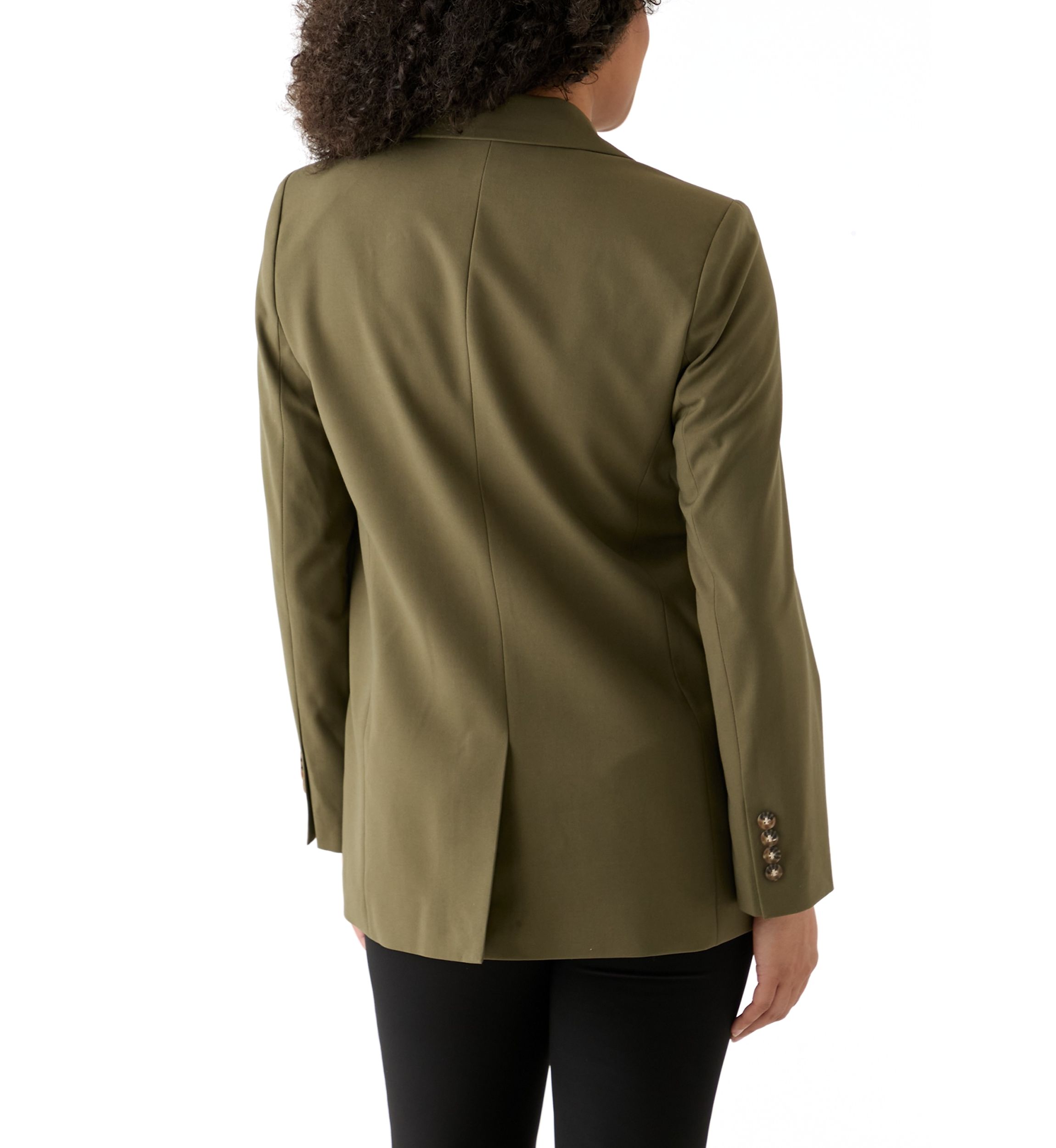 Womens Woven Long Suit Separate Jacket