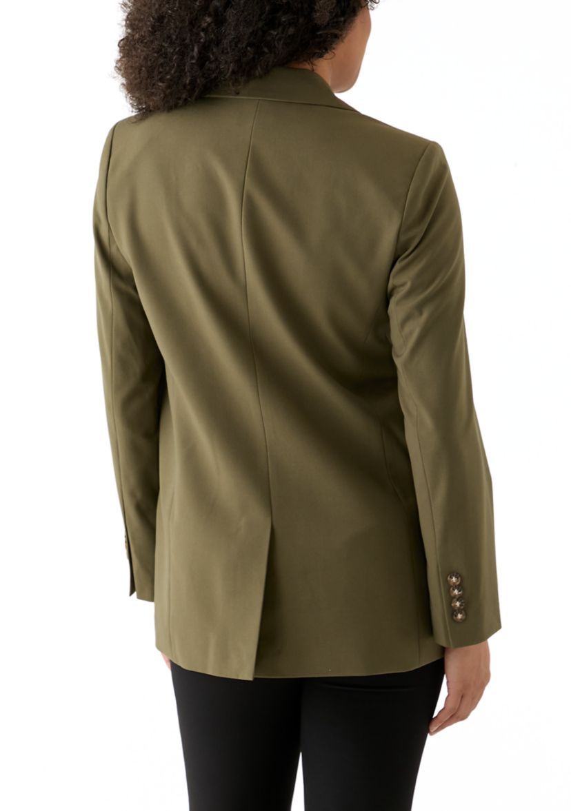Womens Woven Long Suit Separate Jacket