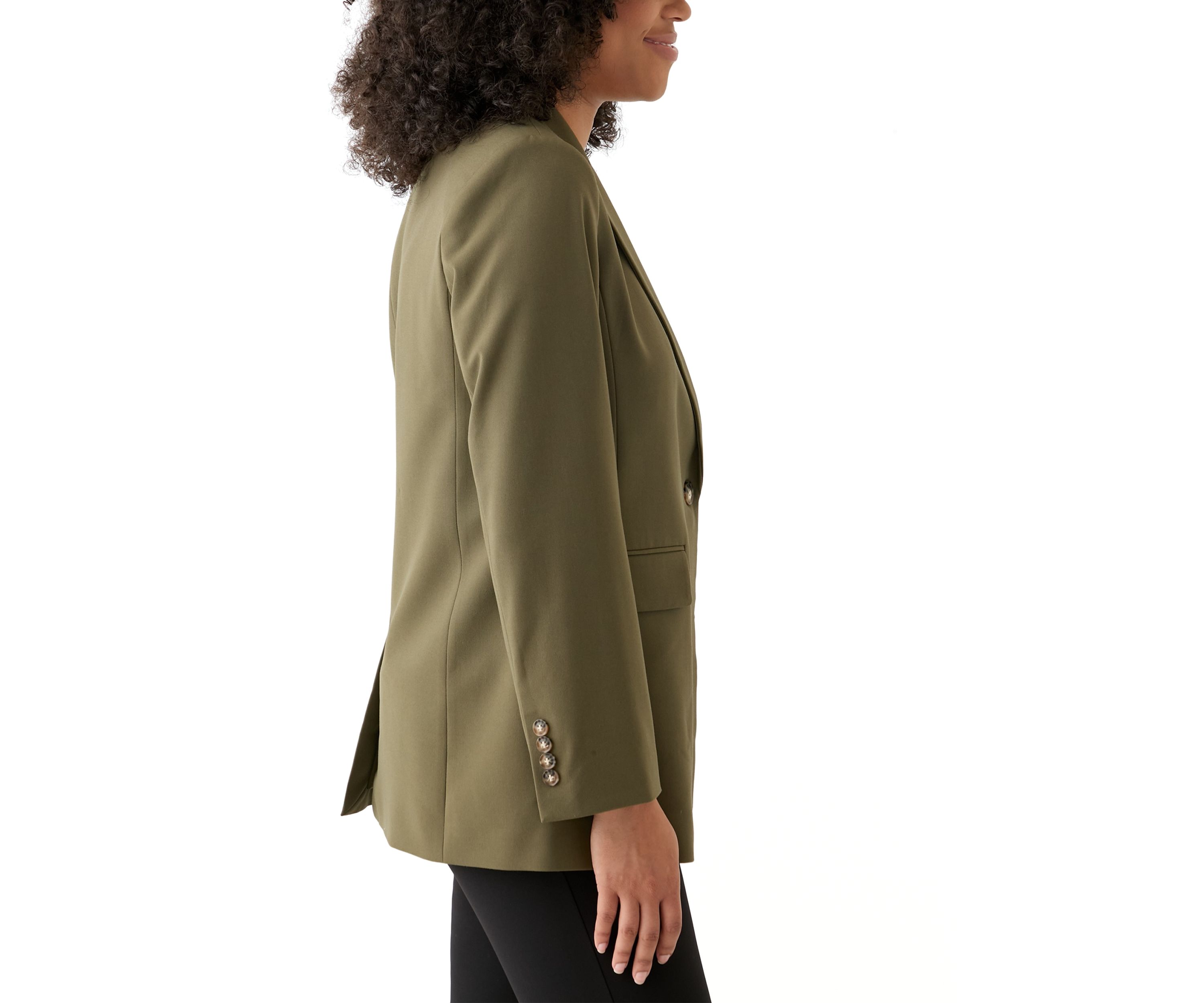 Womens Woven Long Suit Separate Jacket