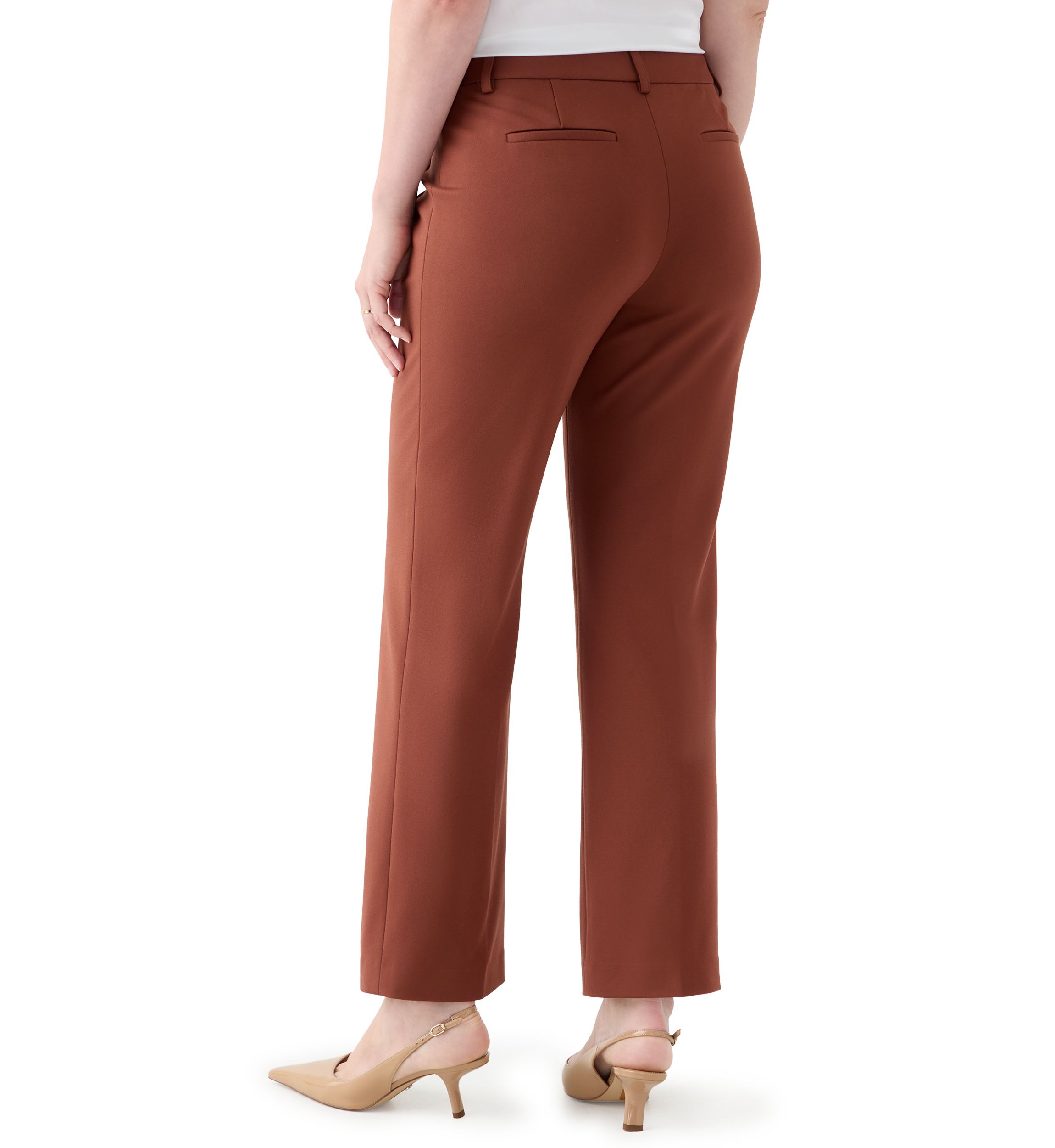Womens Solid Pointe Wide Leg Pant