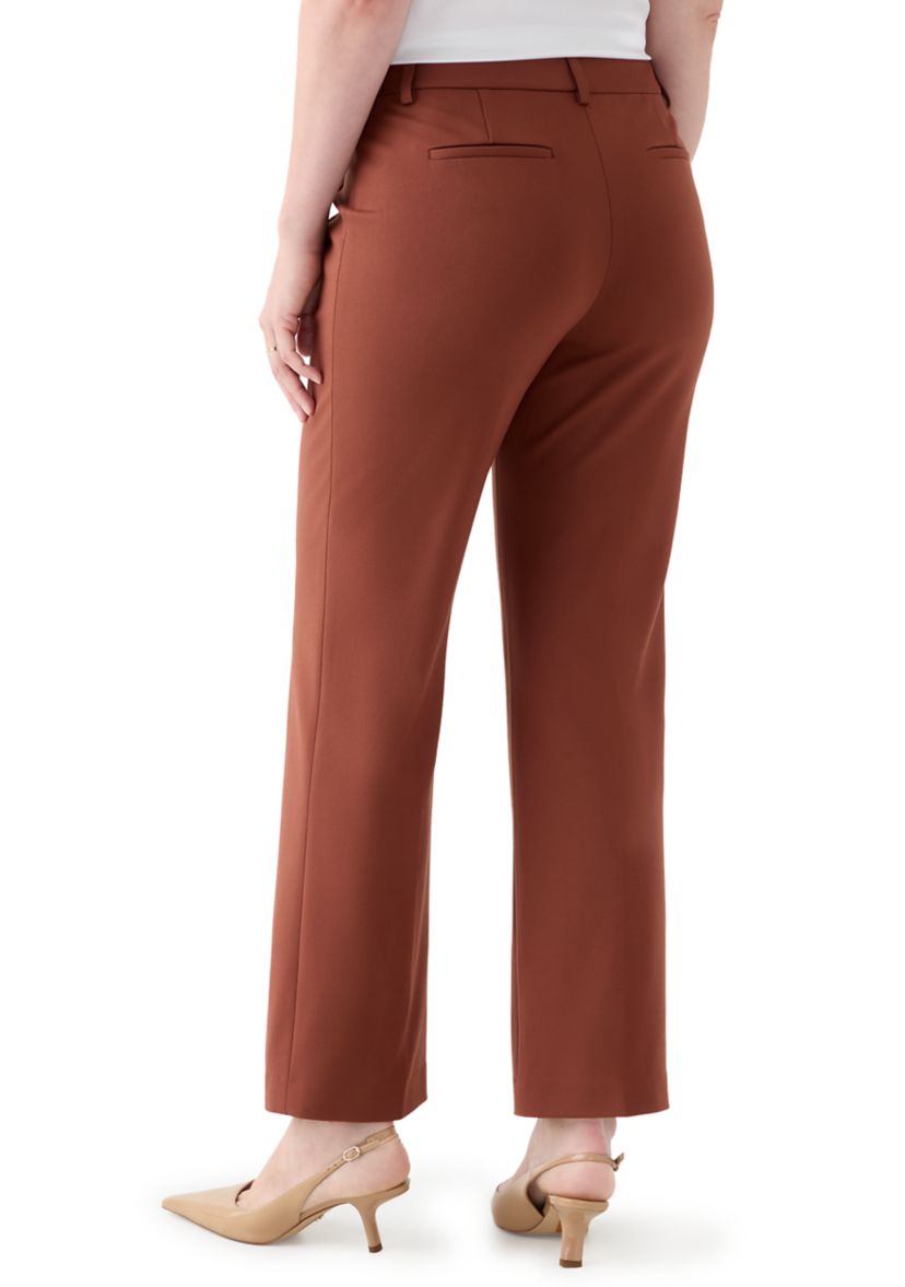 Womens Solid Pointe Wide Leg Pant
