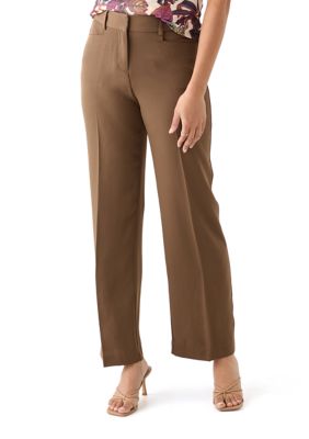 Tahari ASL Women's Brushed Woven Pants, 4