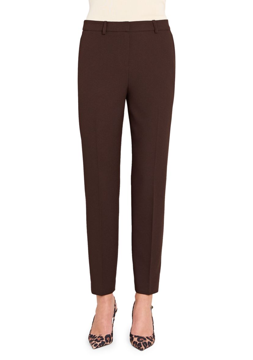 Womens Solid Slim Pants