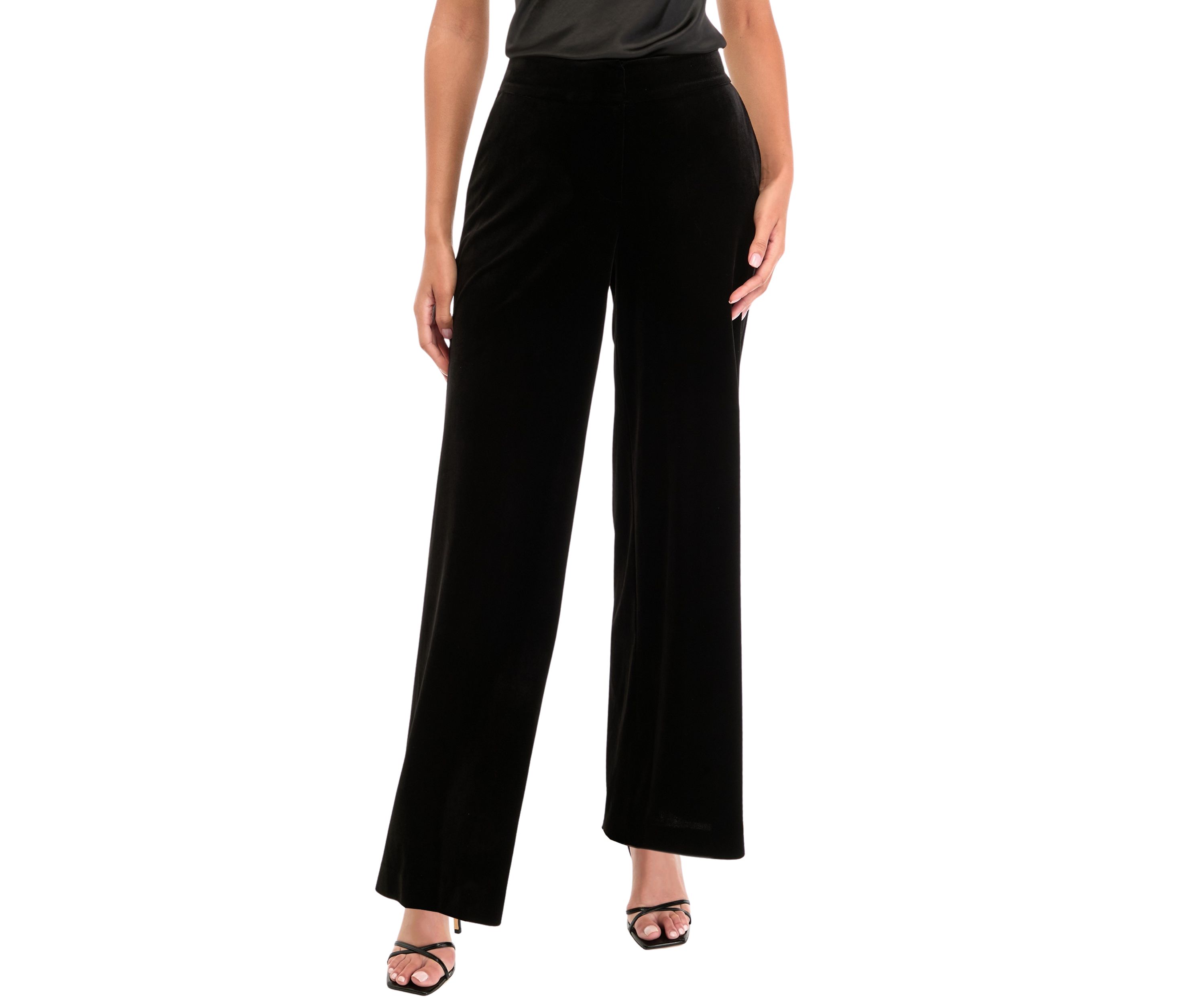 Womens Wide Leg Velvet  Pants