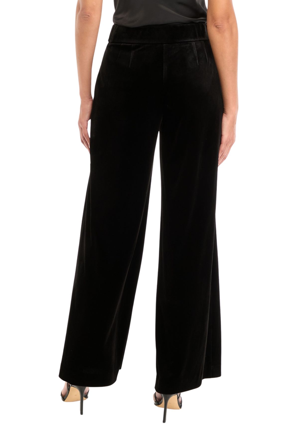 Womens Wide Leg Velvet  Pants