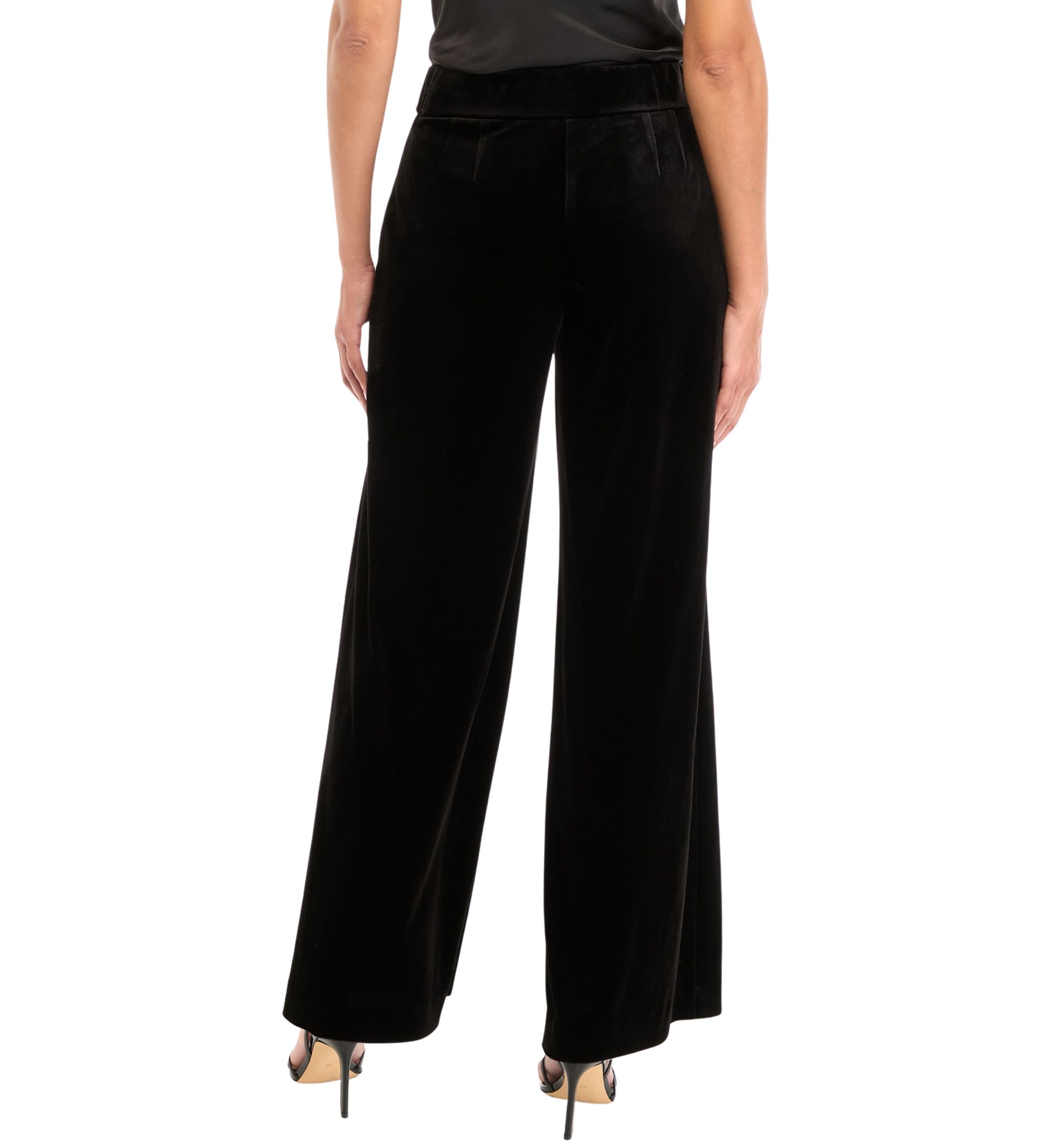 Womens Wide Leg Velvet  Pants