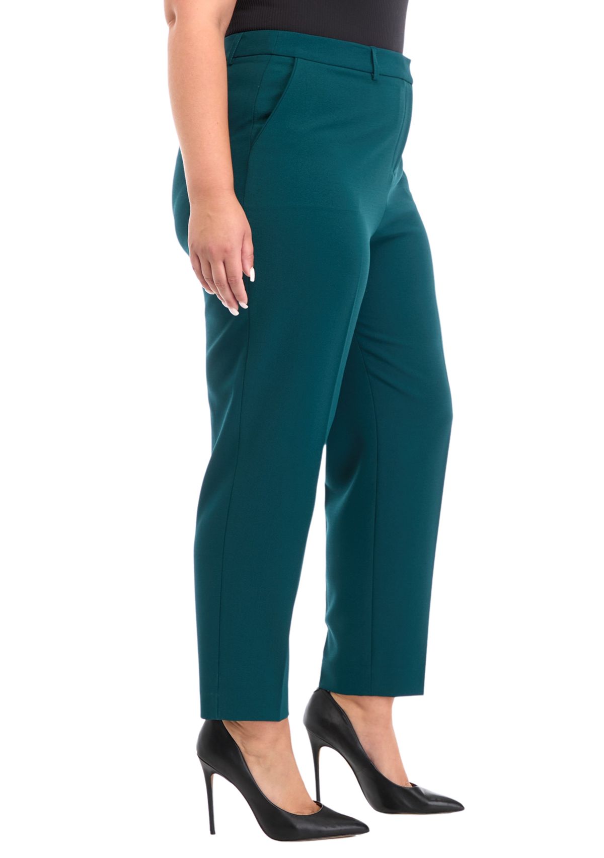Plus Size Twill Pants