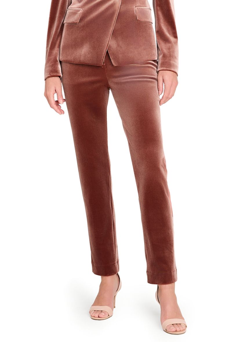 Womens Slim Velvet Pants