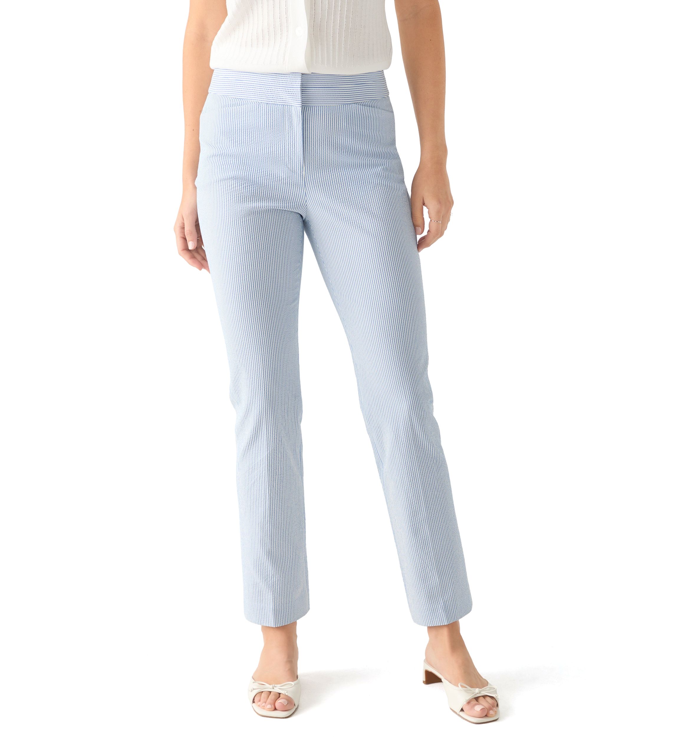 Womens Seersucker Pants