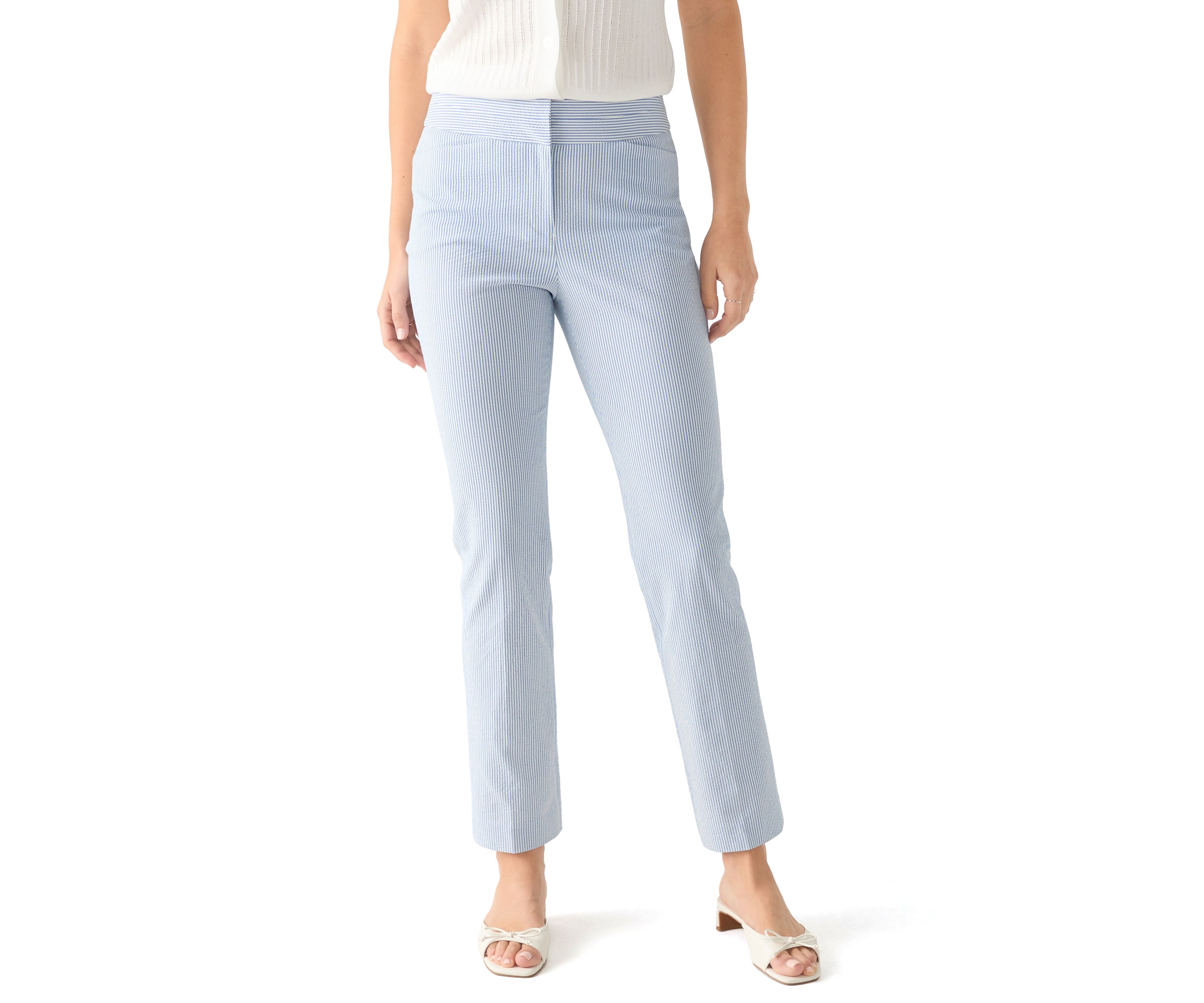 Womens Seersucker Pants