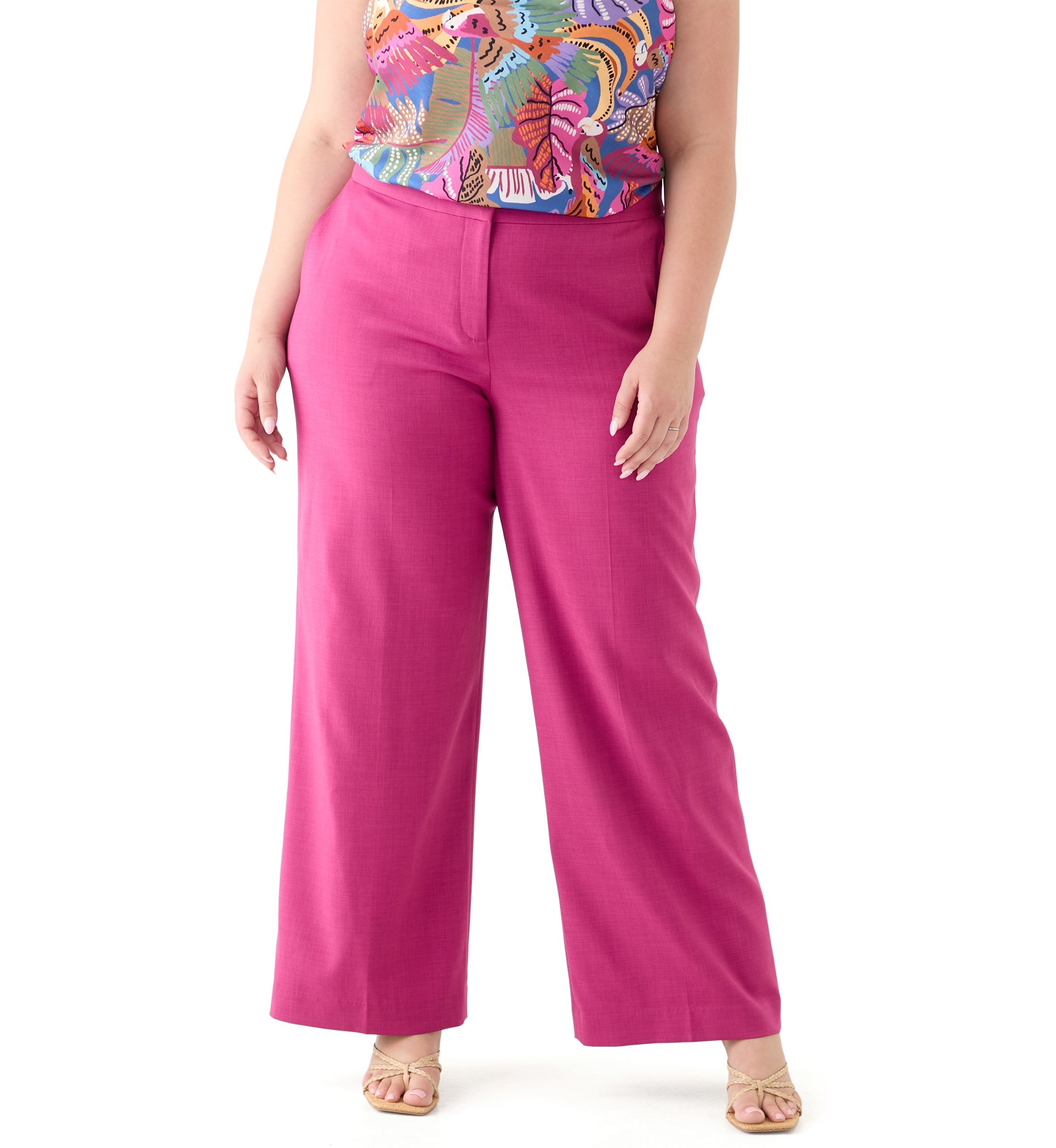 Plus Size Crepe Pants