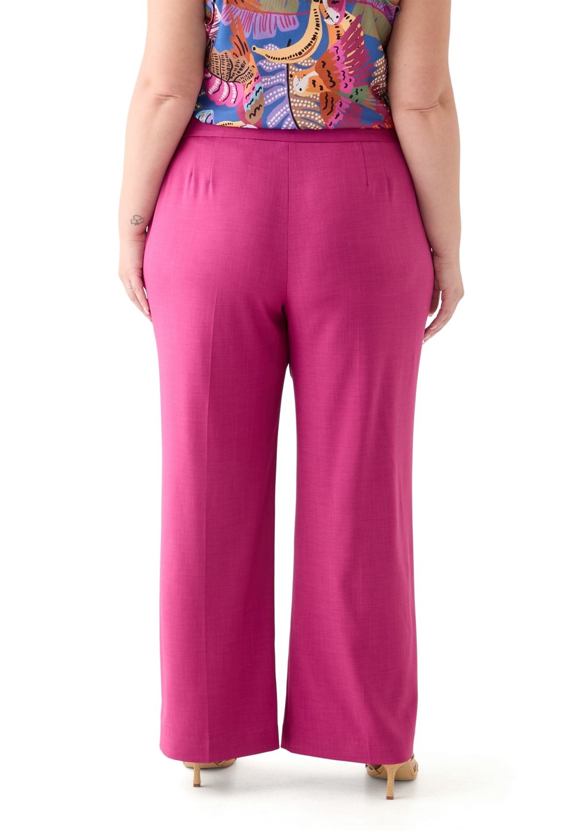 Plus Size Crepe Pants