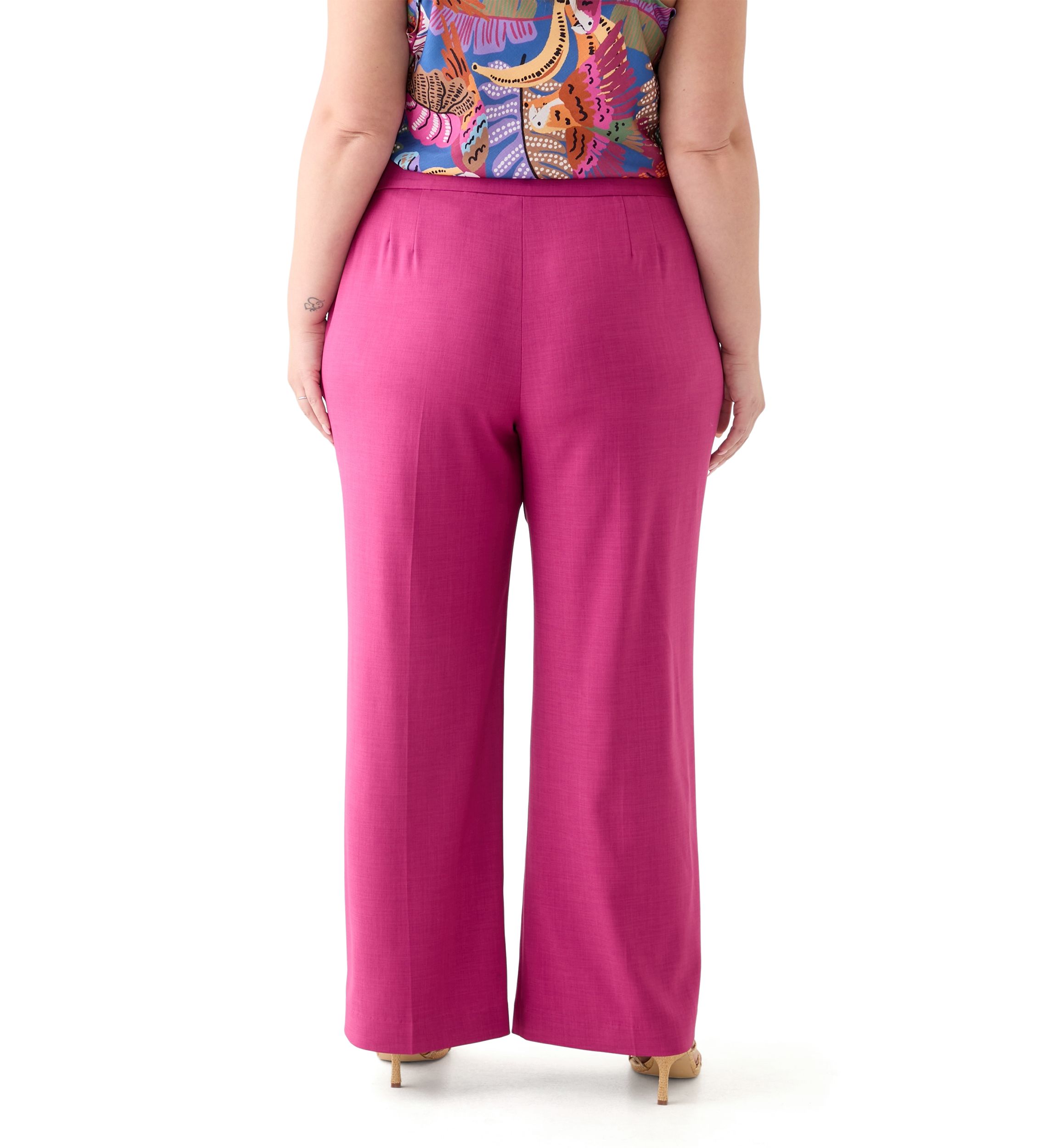 Plus Size Crepe Pants