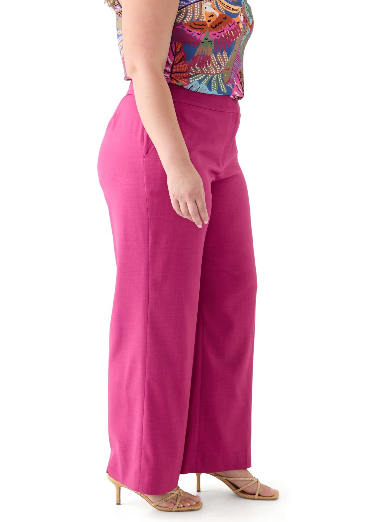 Plus Size Crepe Pants