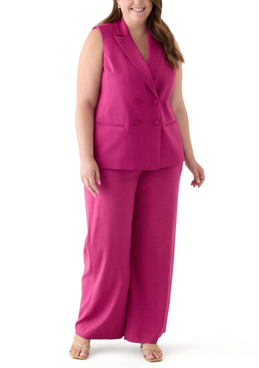 Plus Size Crepe Pants