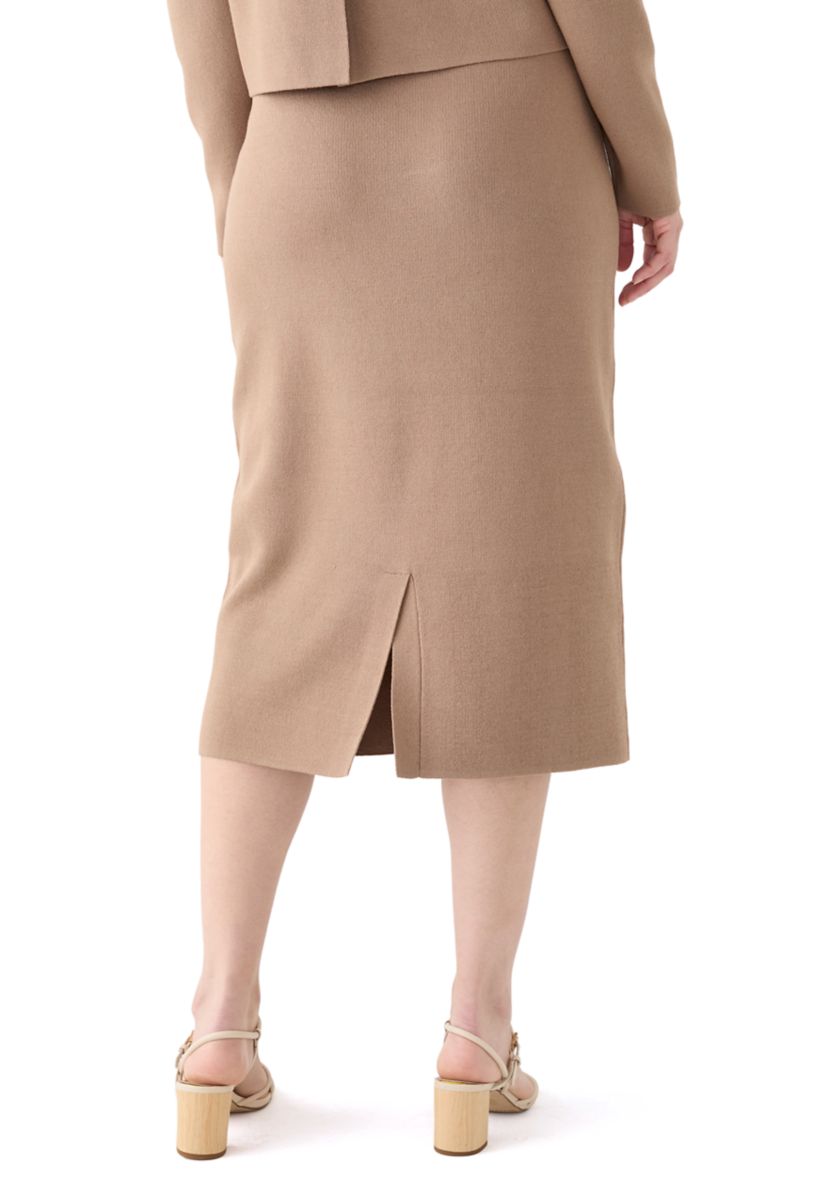 Womens Knit Midi Skirt