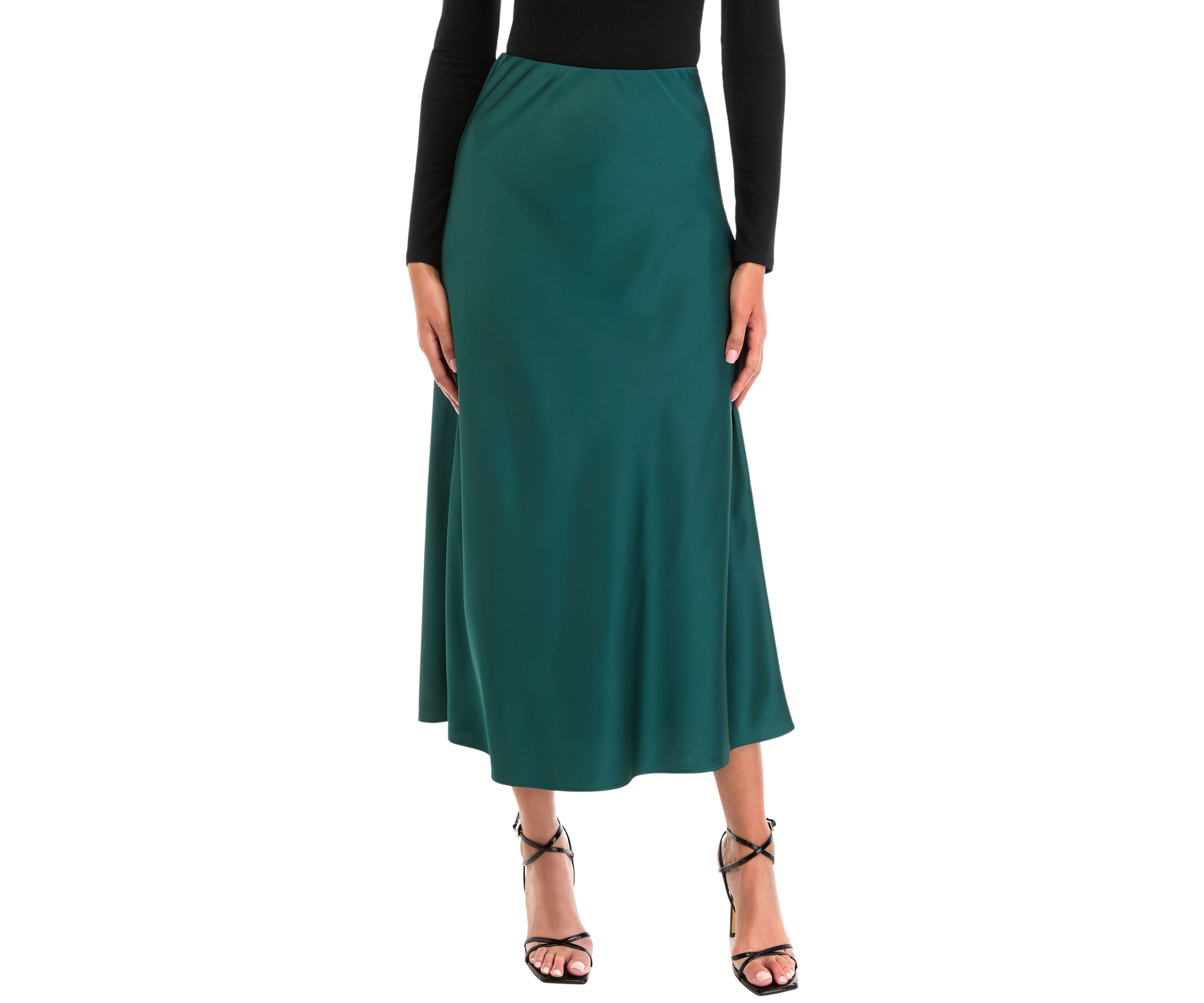 Womens Satin Skirt