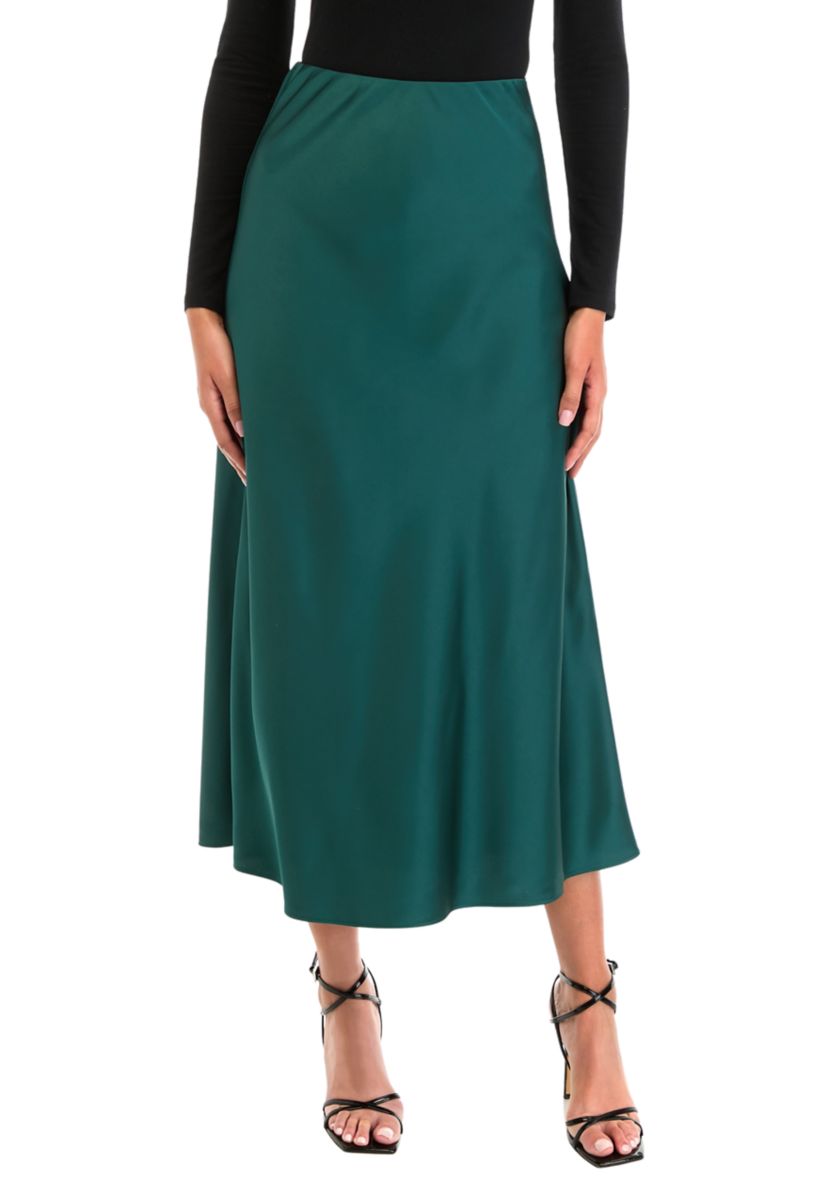 Womens Satin Skirt