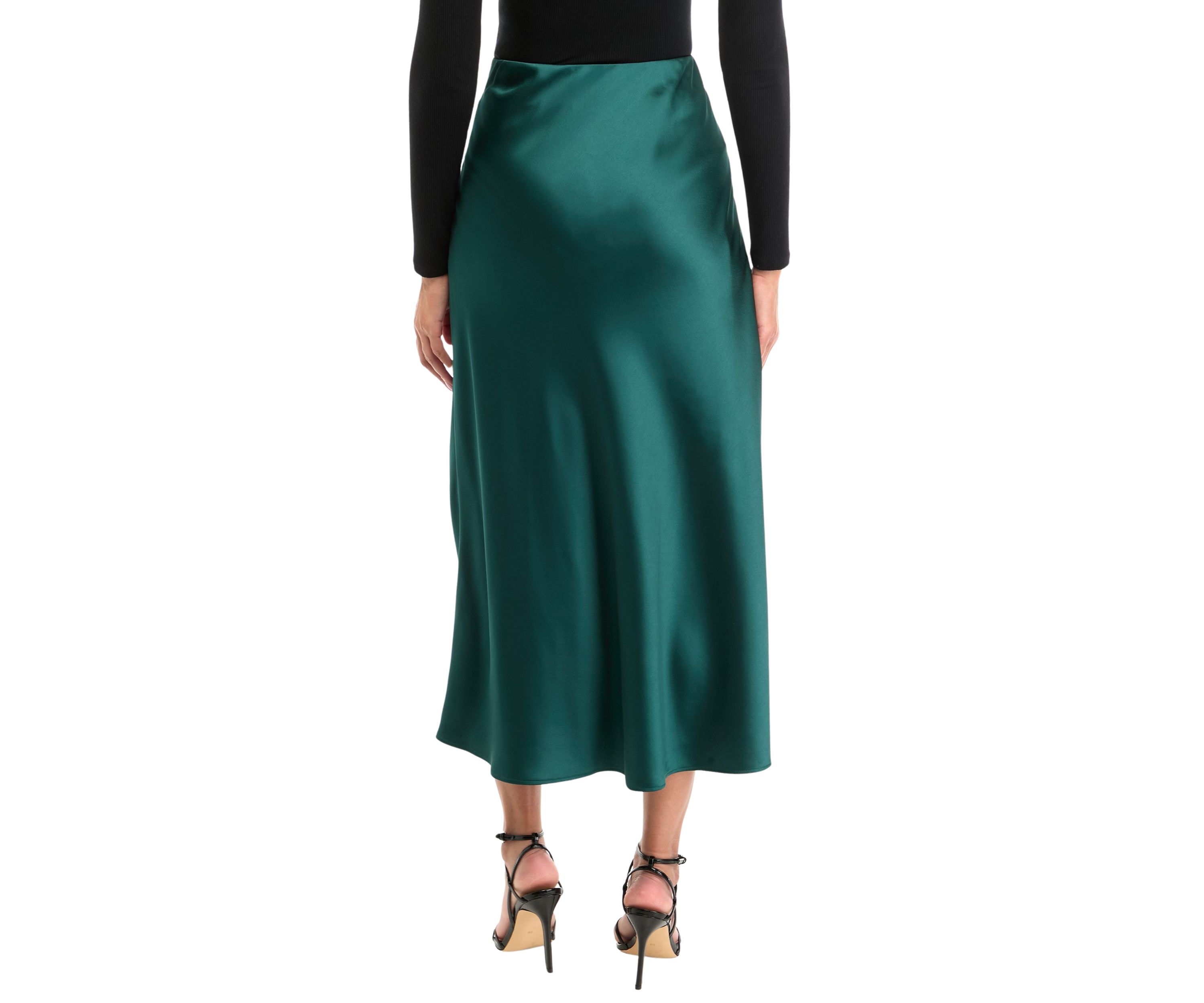 Womens Satin Skirt