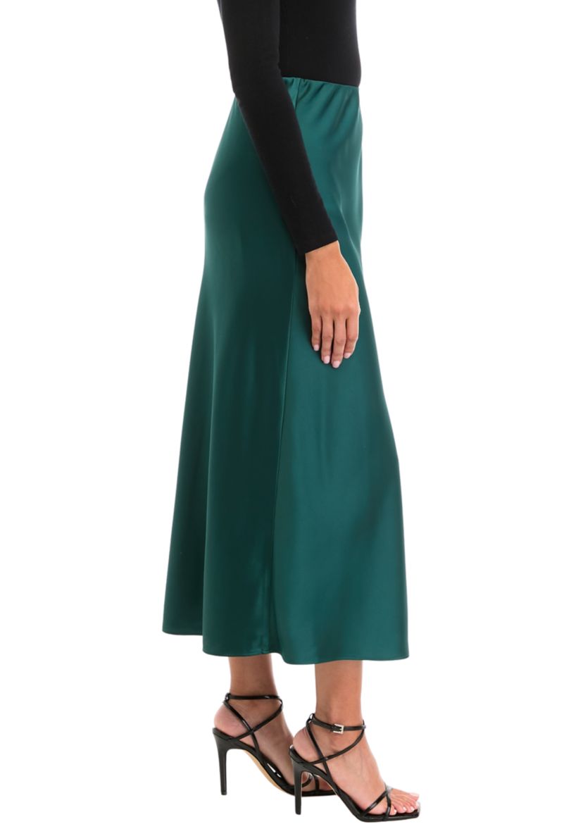 Womens Satin Skirt
