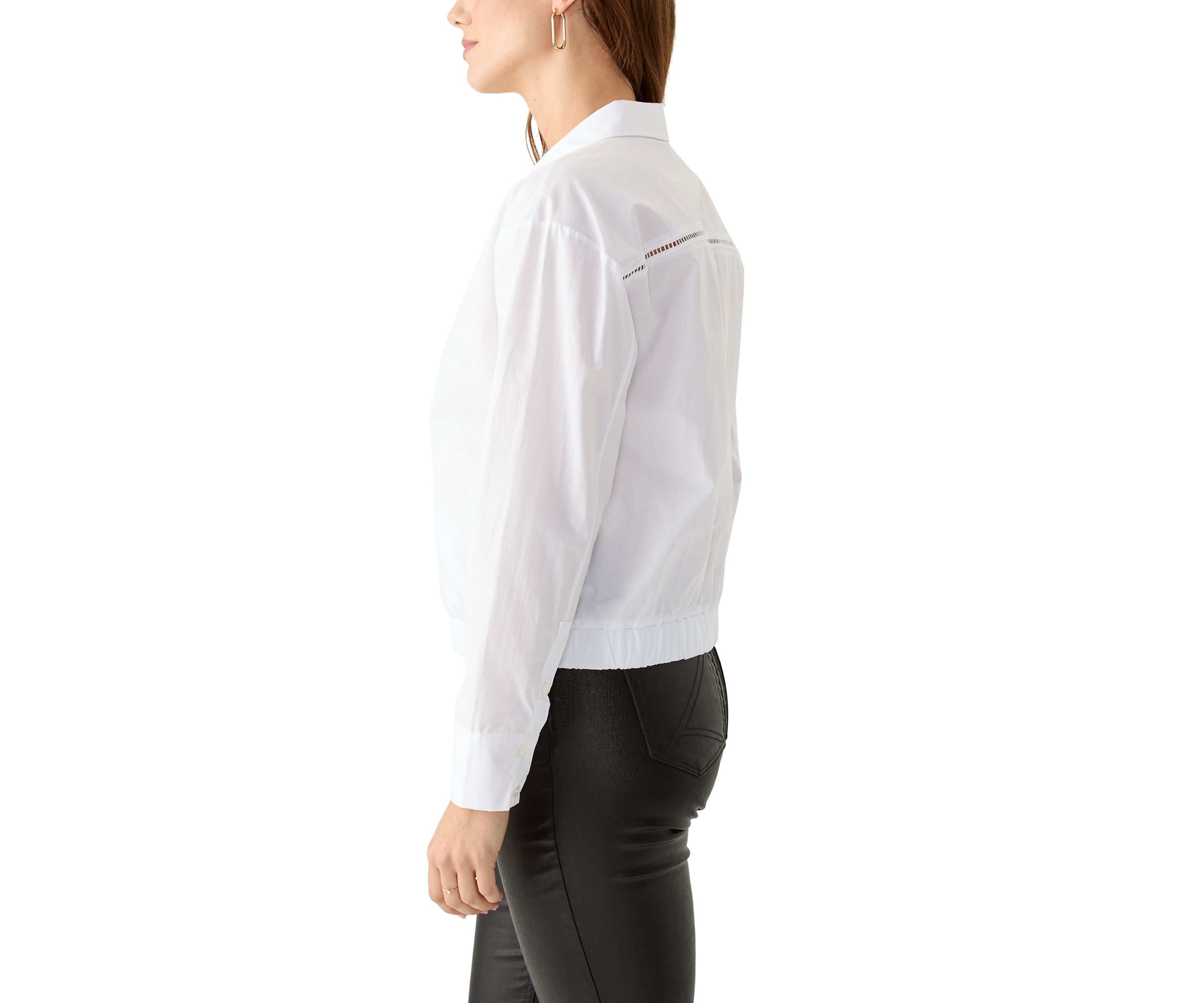 Womens Long Sleeve Crisscross Top
