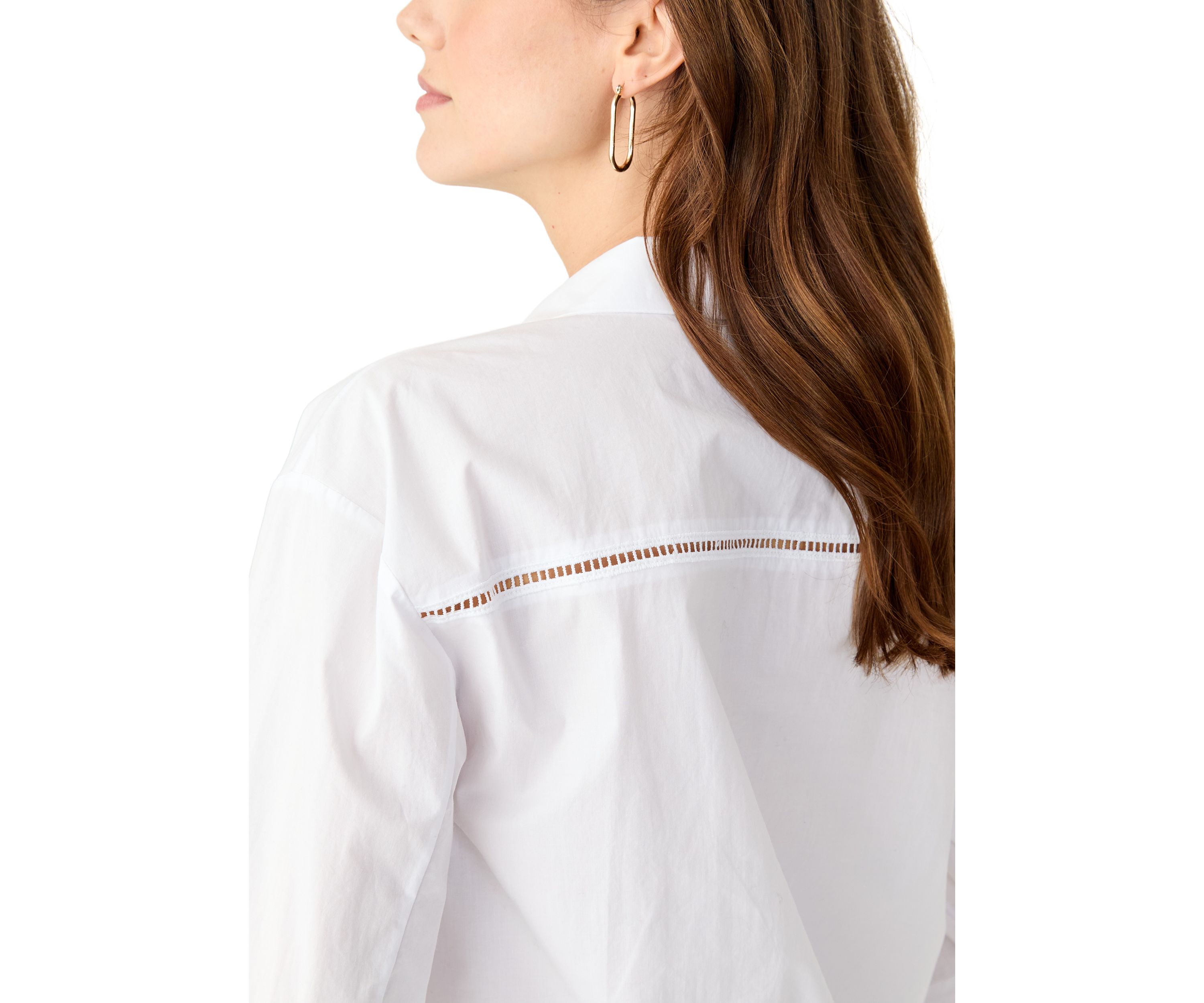 Womens Long Sleeve Crisscross Top