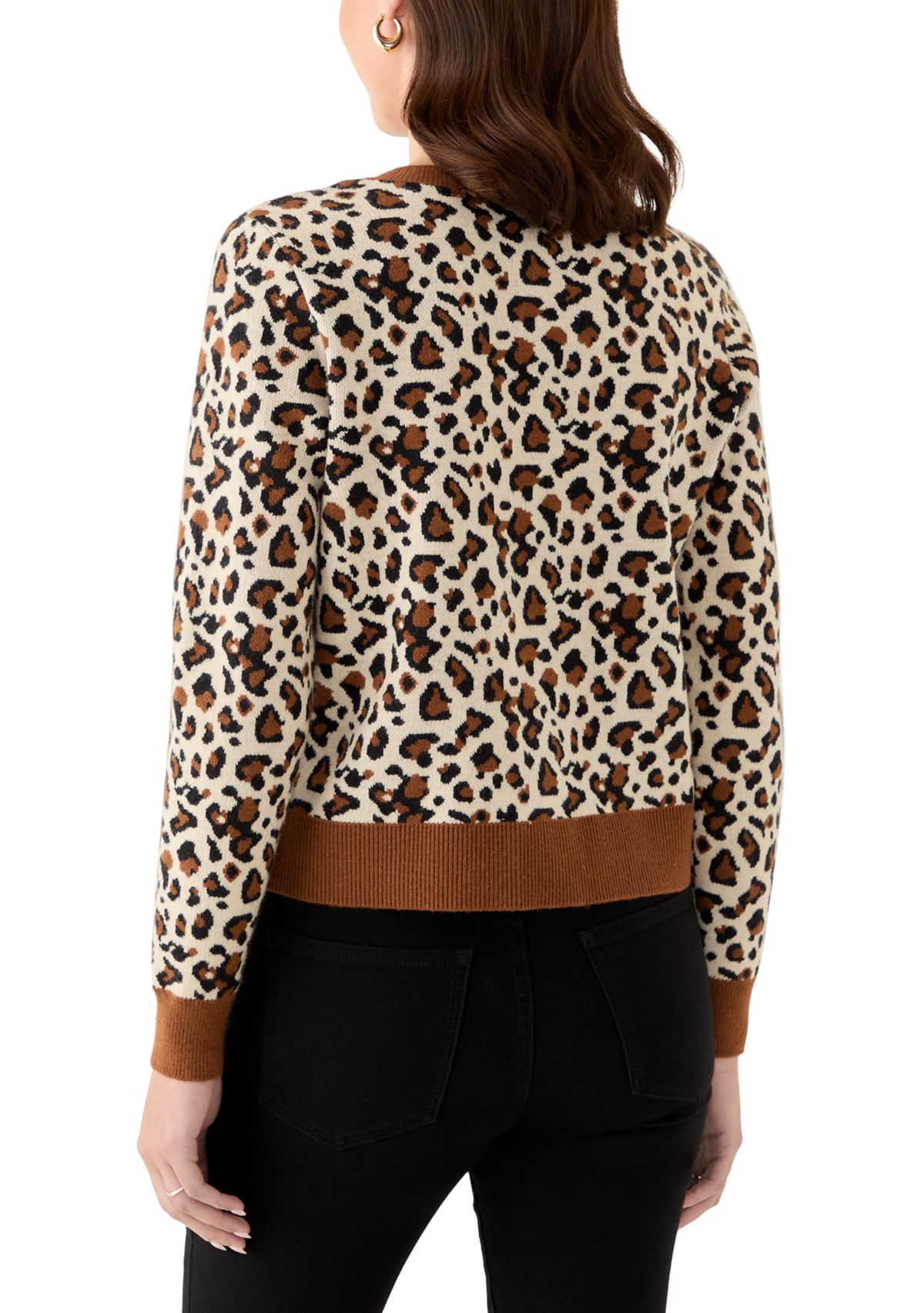 Womens Button Front Knit Cardigan