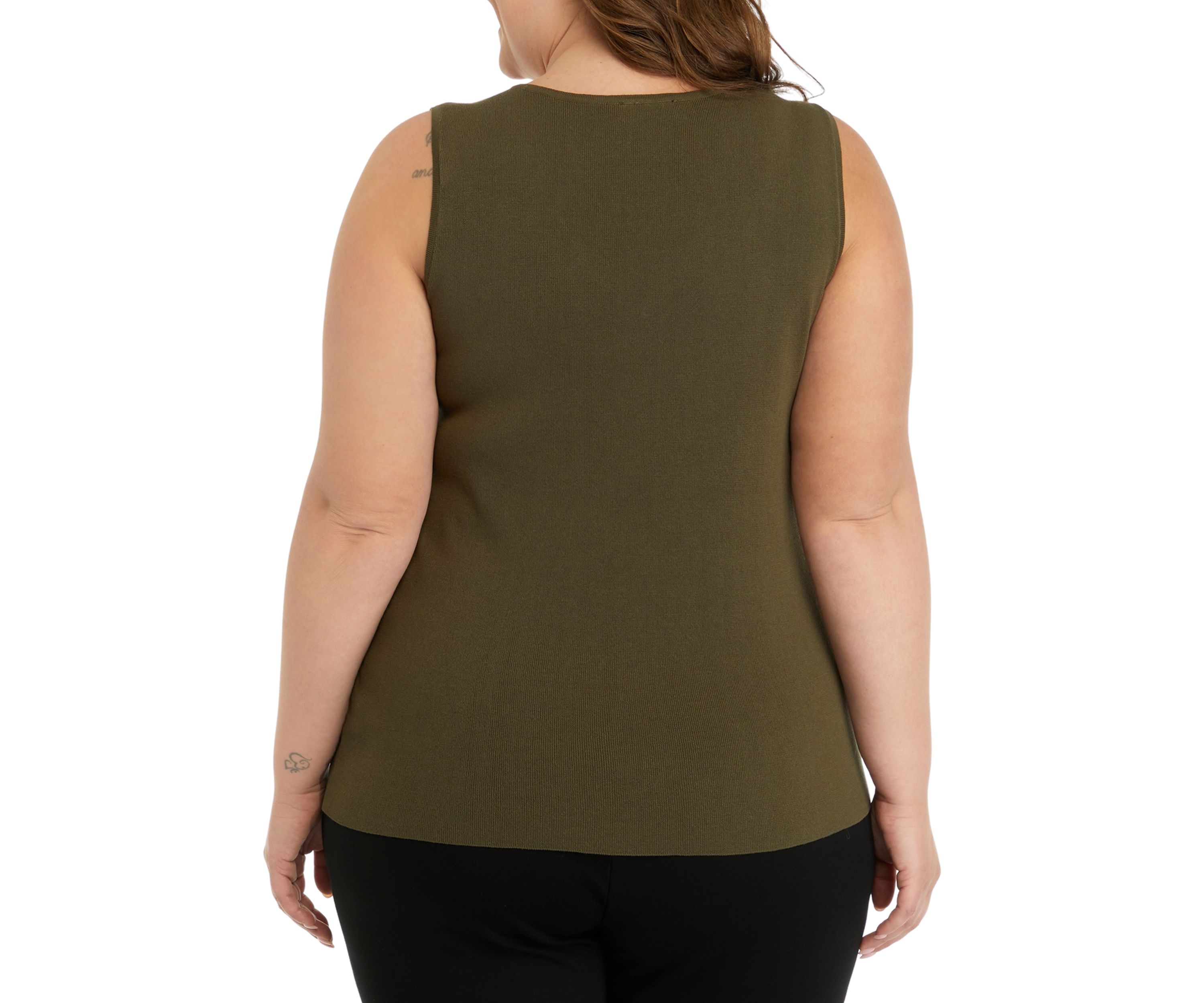 Plus Size Sweater Knit Top