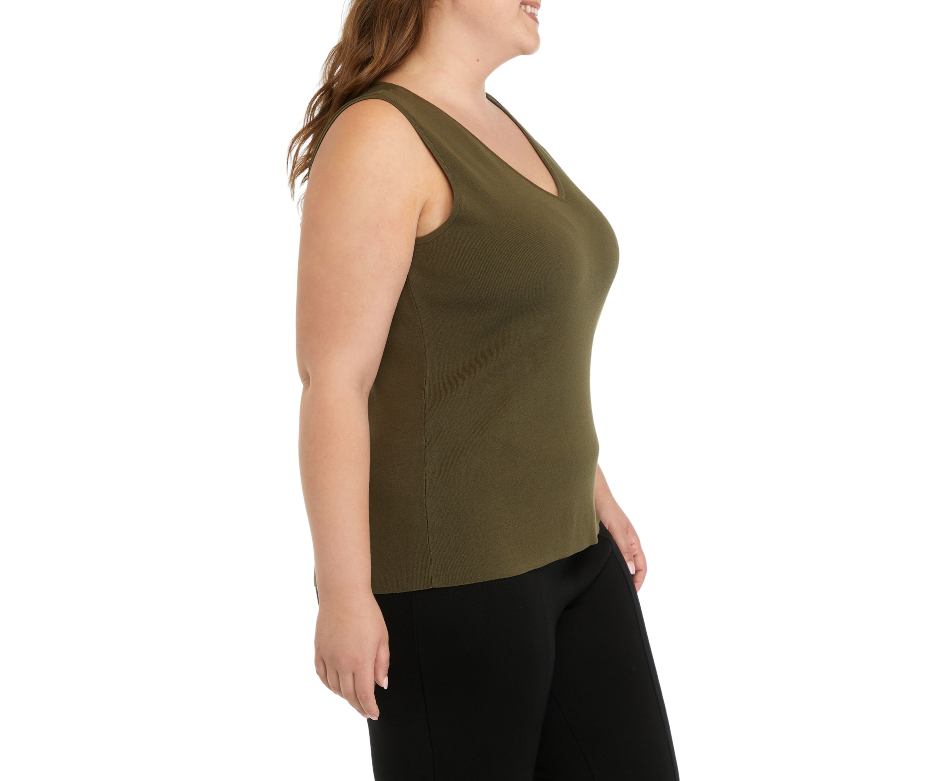 Plus Size Sweater Knit Top