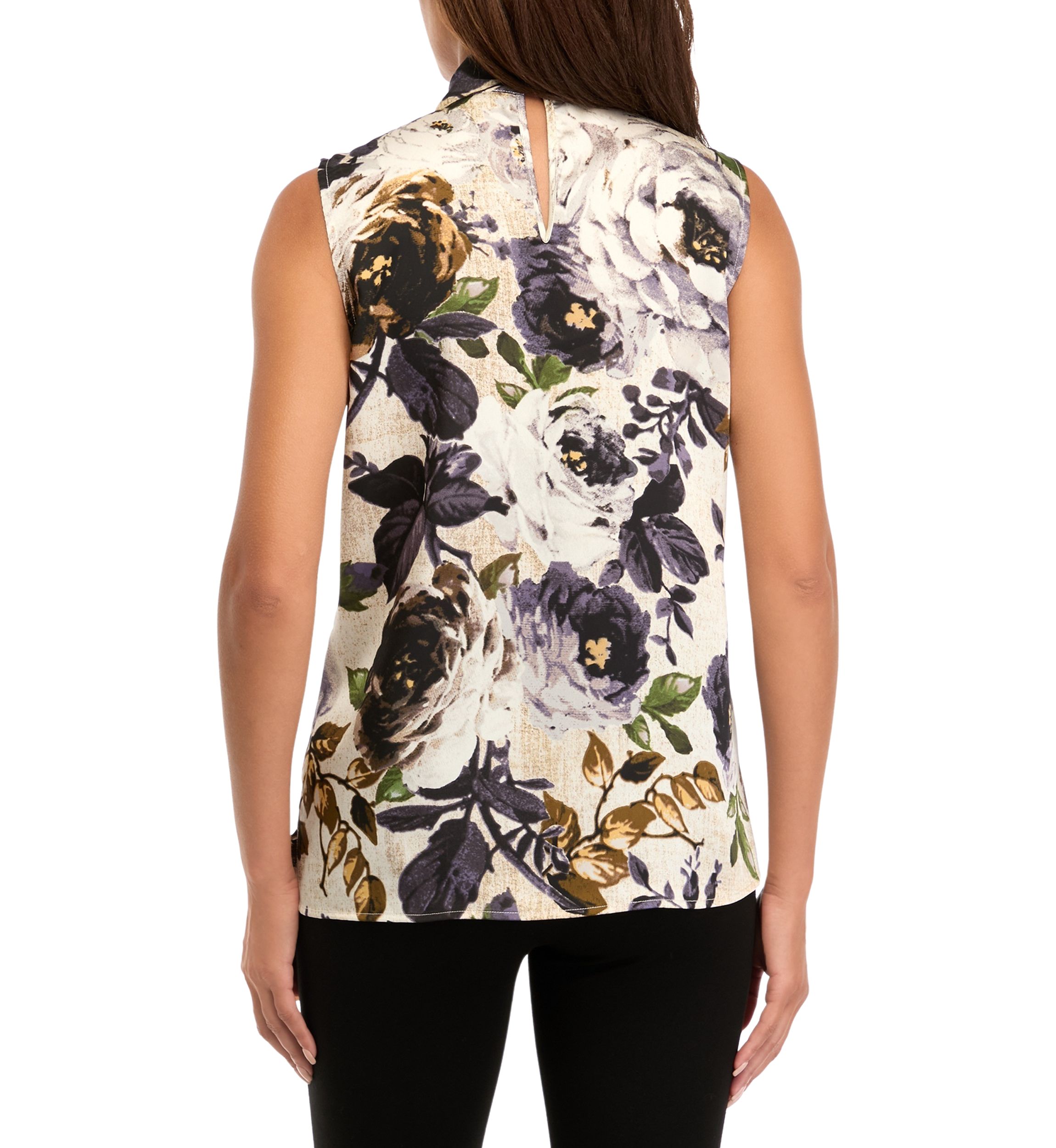 Womens Satin Bow Blouse