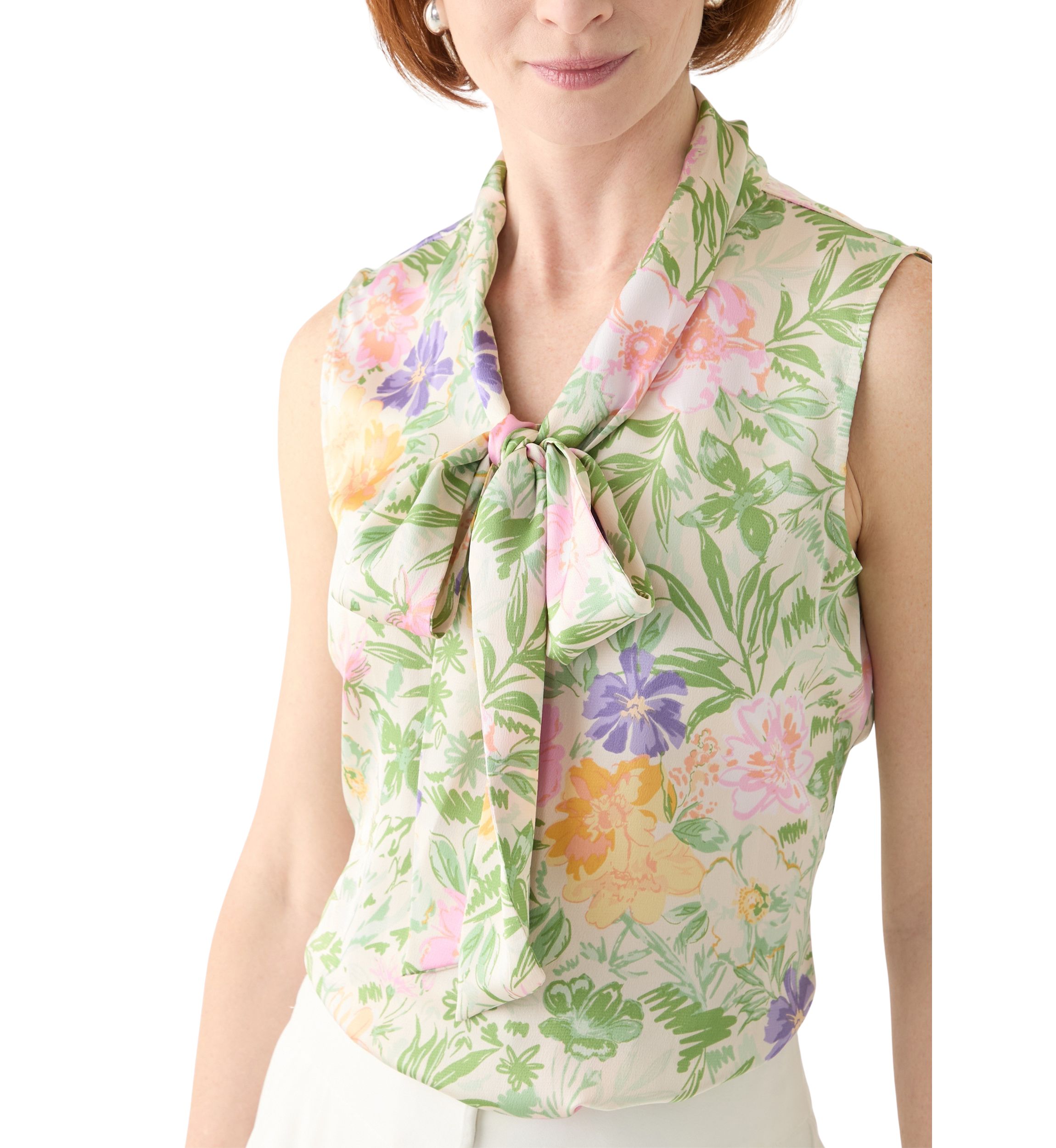 Womens Bow Blouse