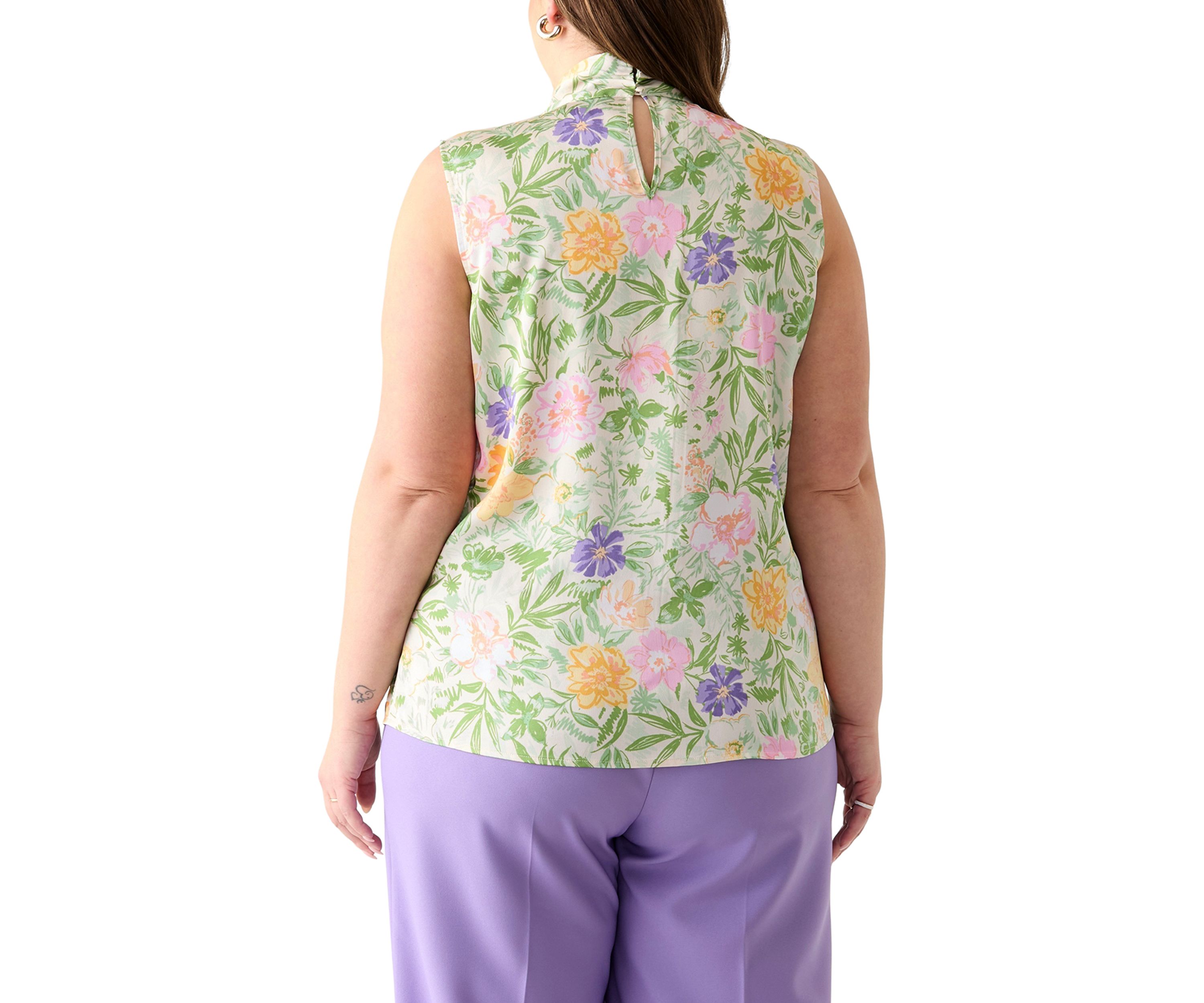 Plus Size Bow Blouse