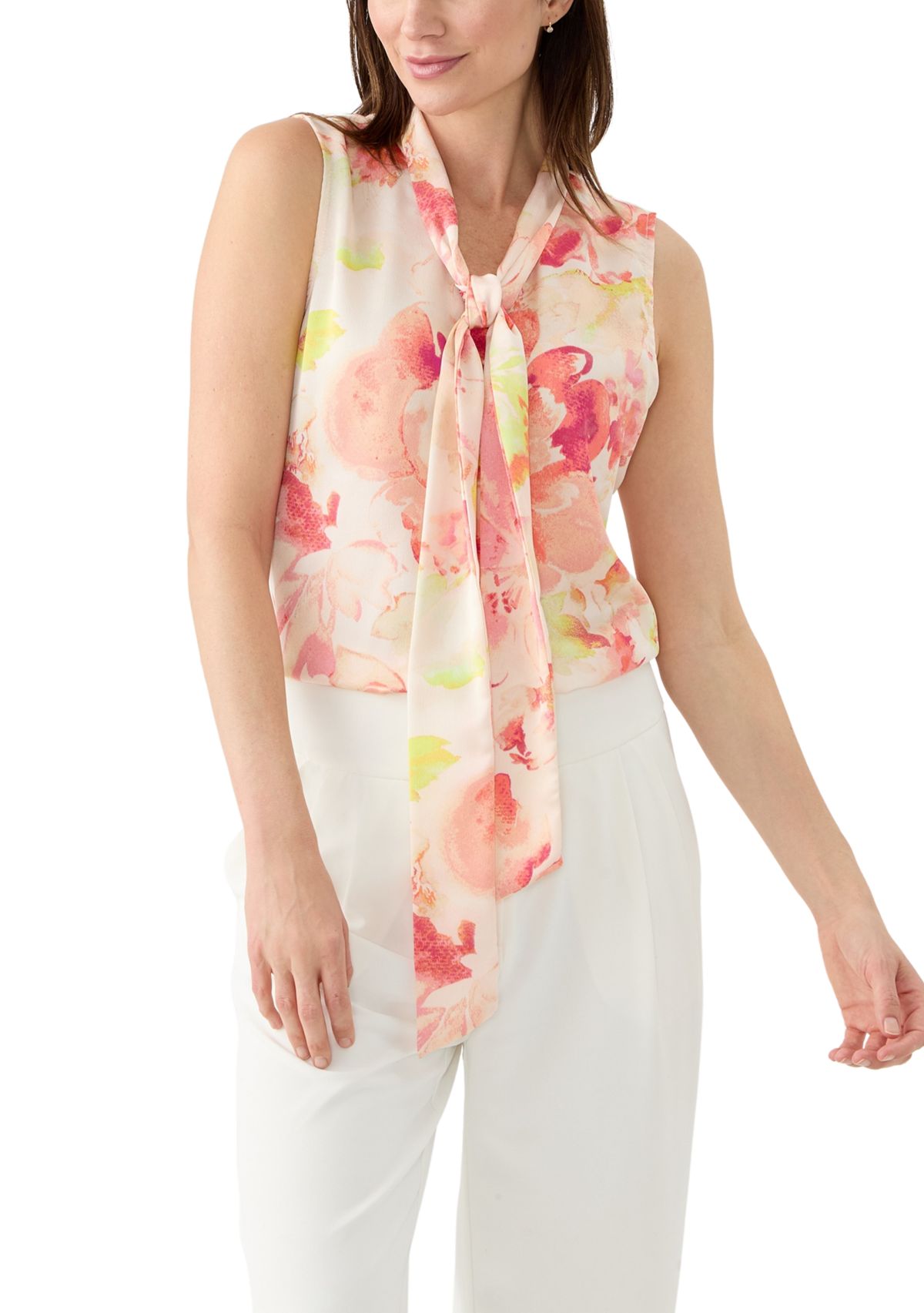 Womens Bow Neck Blouse