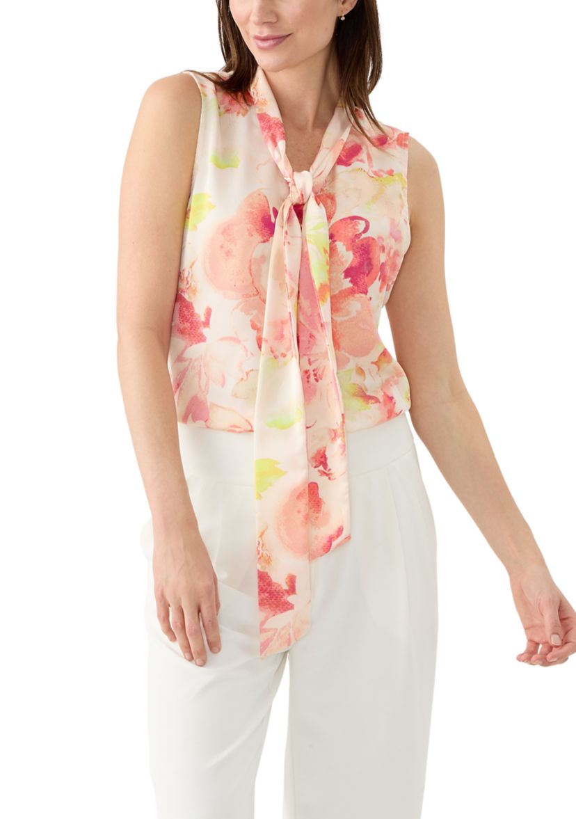 Womens Bow Neck Blouse