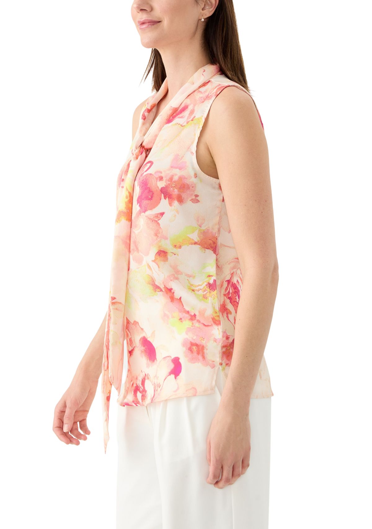 Womens Bow Neck Blouse