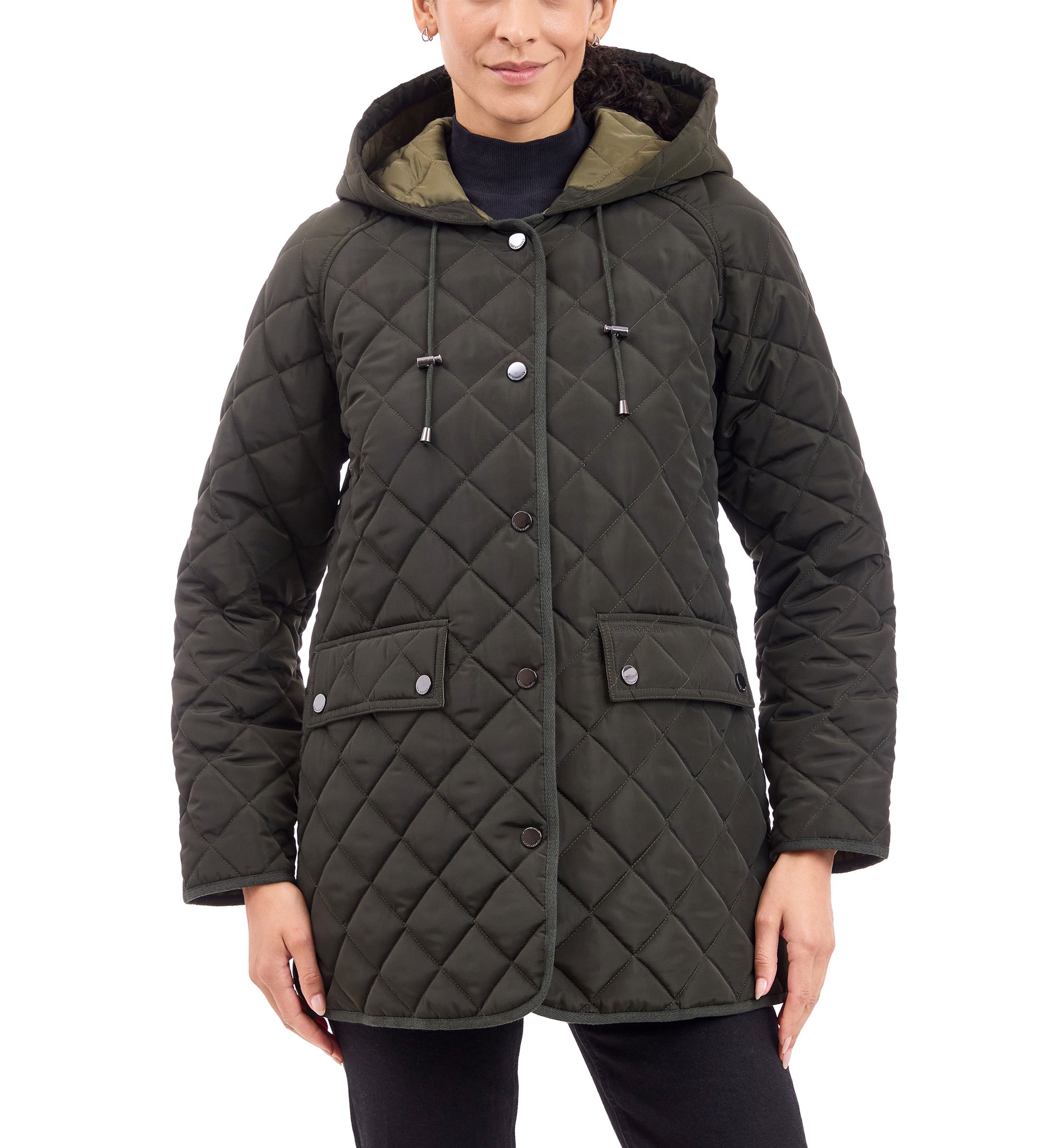 Quilted Jacket with Hood