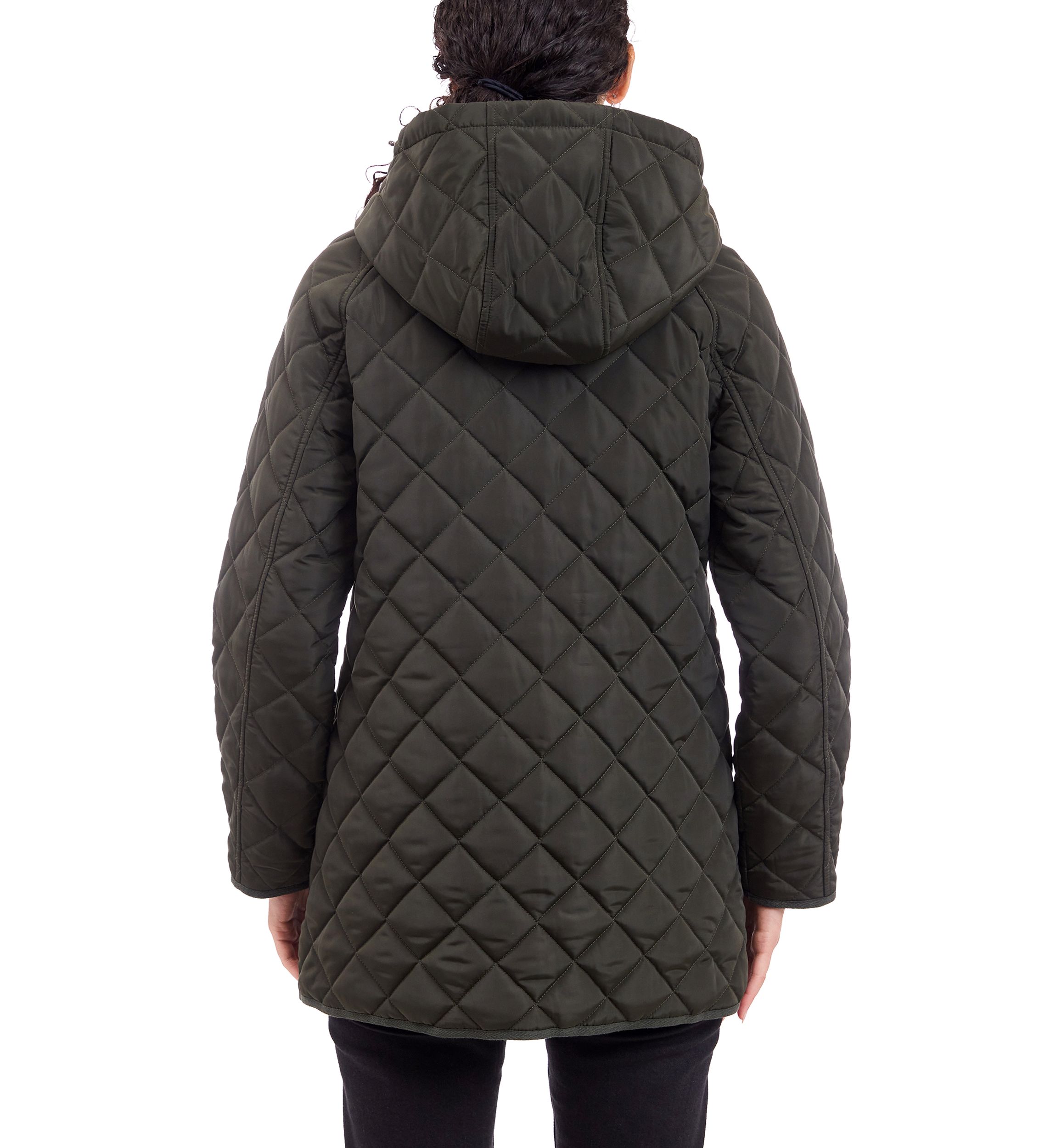 Quilted Jacket with Hood
