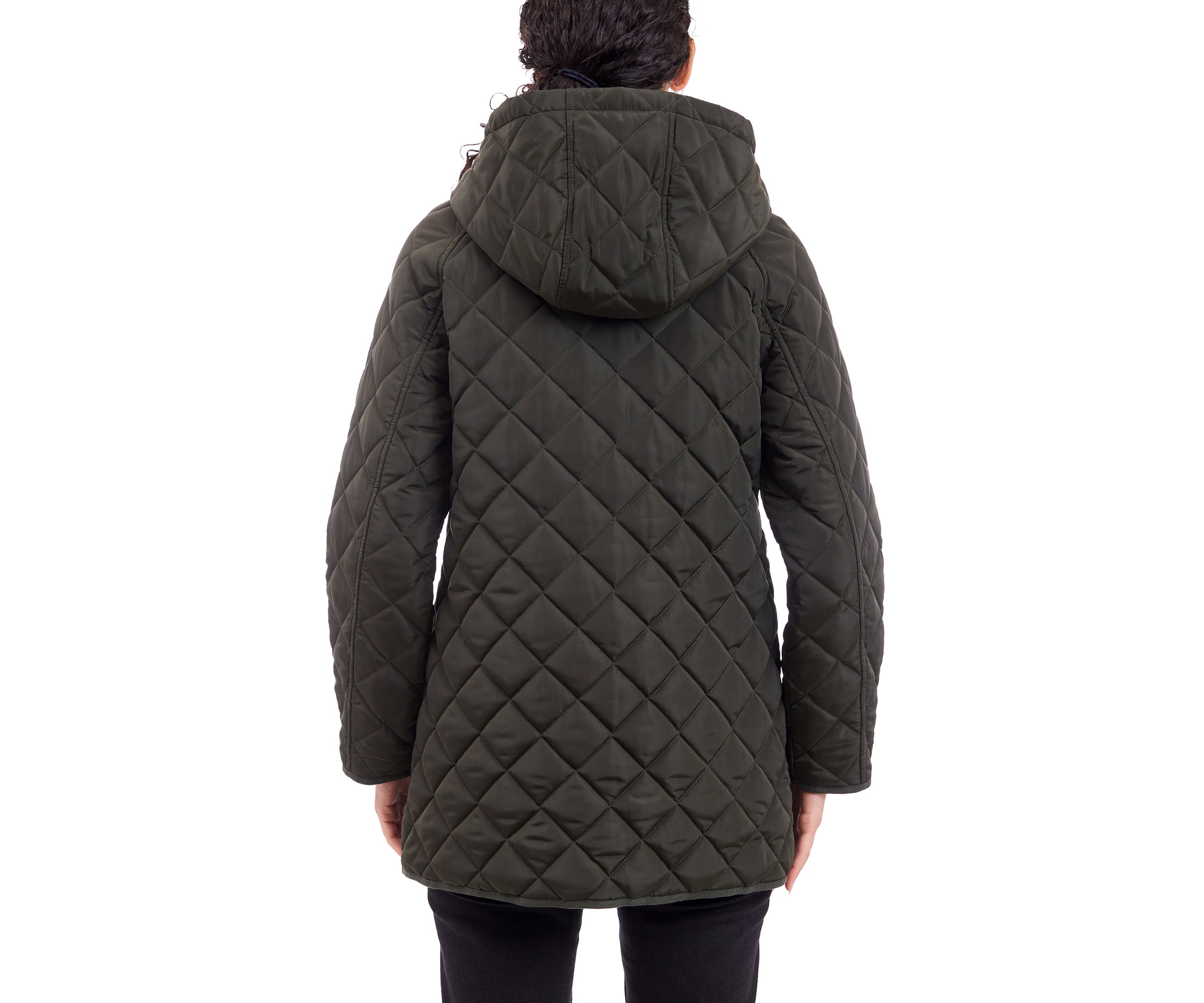 Quilted Jacket with Hood