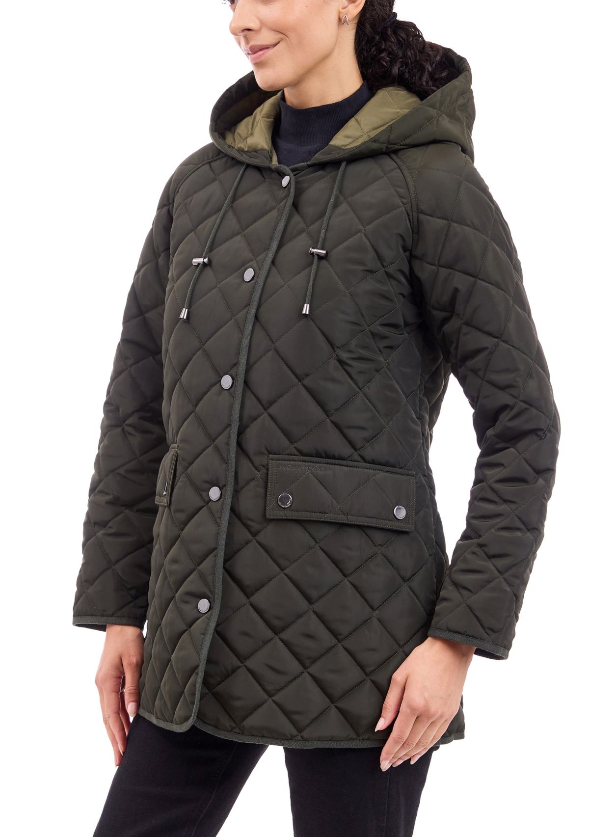 Quilted Jacket with Hood