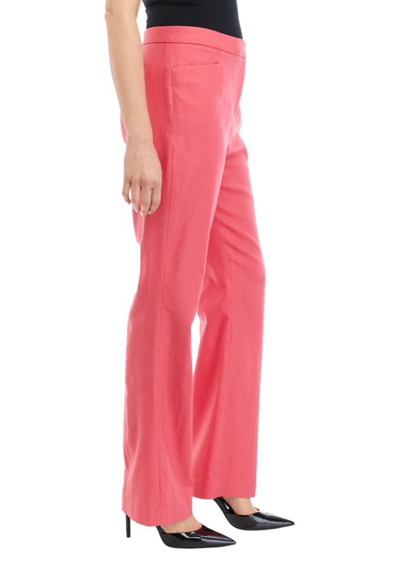 Womens Linen Updated Modern Fit Pants