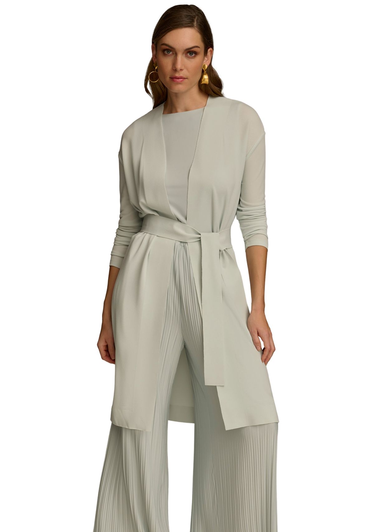 Womens Tie Waist Cardigan