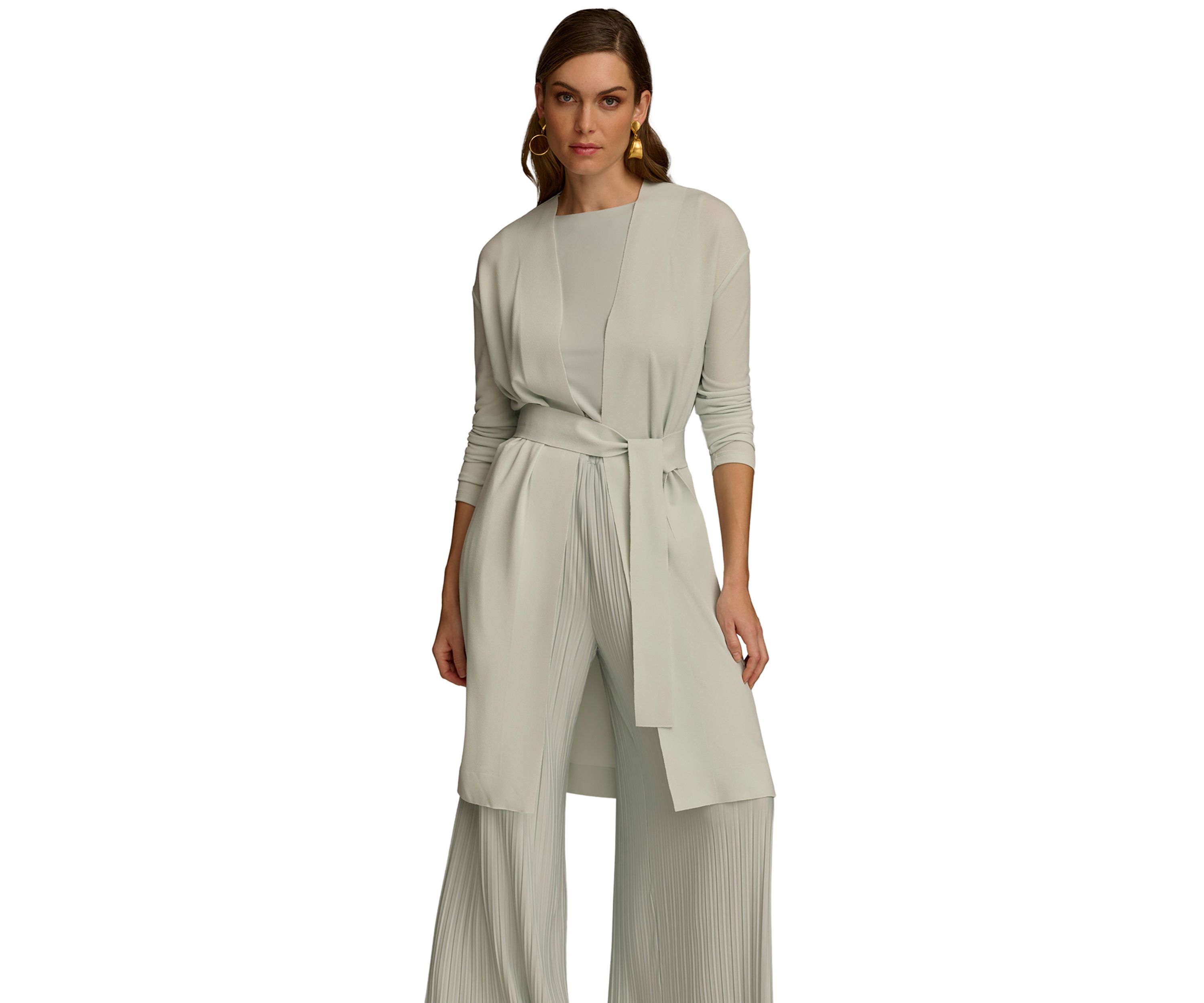 Womens Tie Waist Cardigan